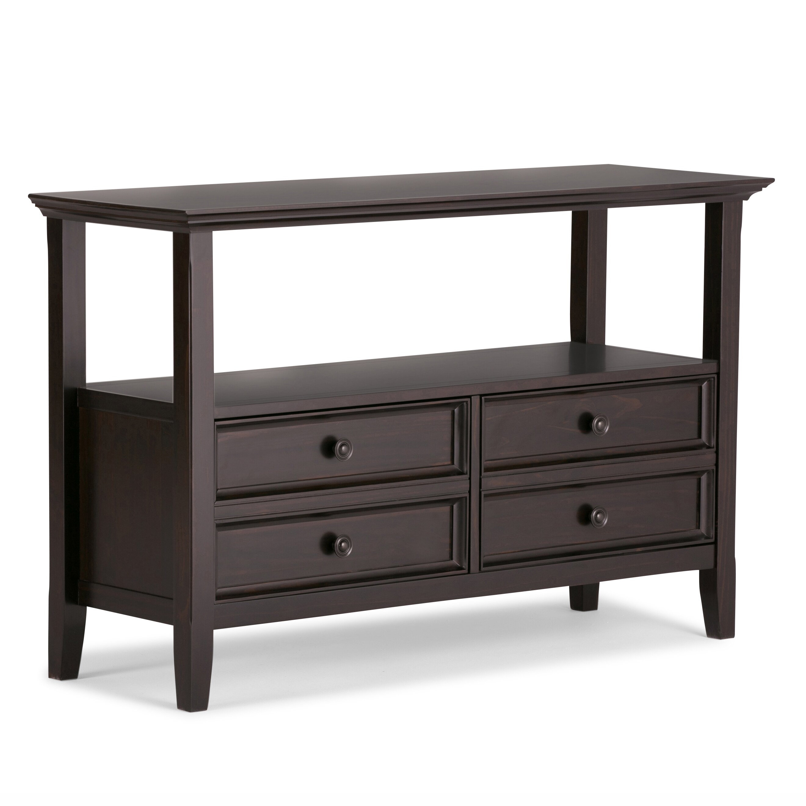 simpli home console table