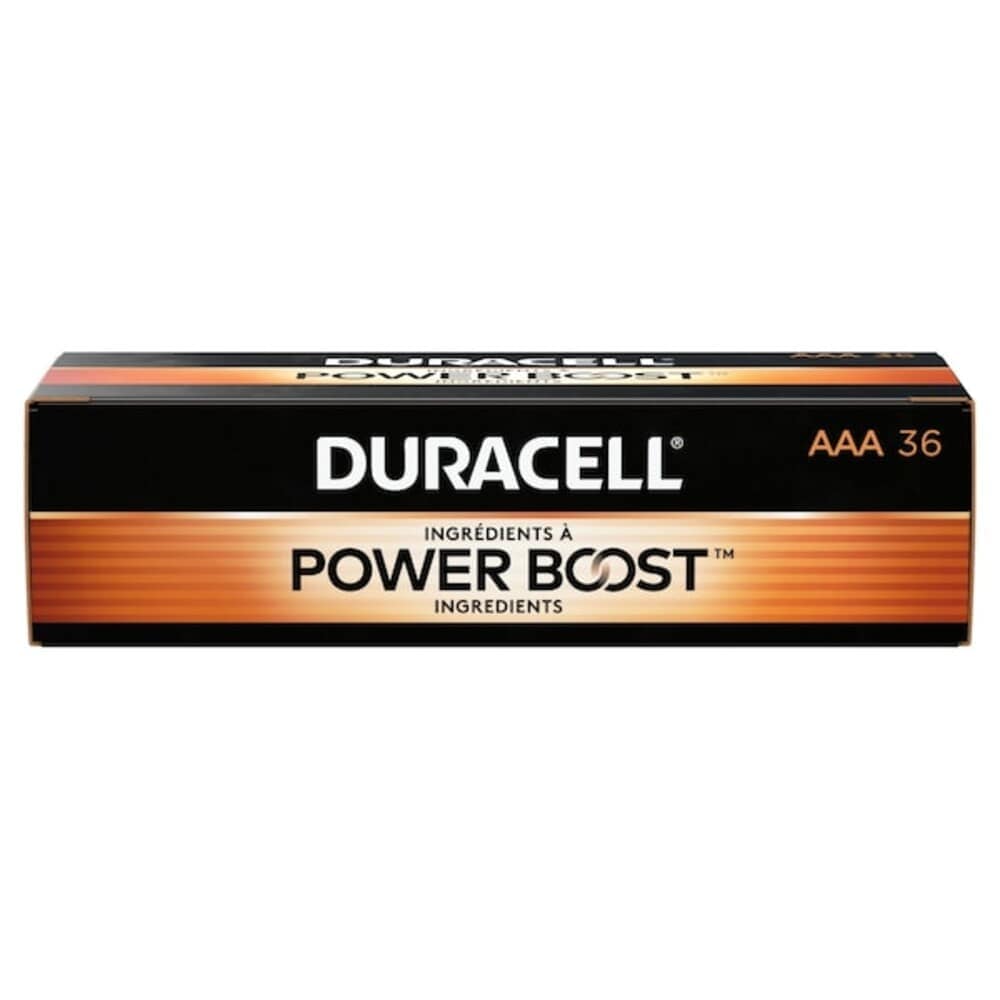 Duracell Coppertop AAA Alkaline Battery 1.5V DC PK36 MN24P36 #MN24P36