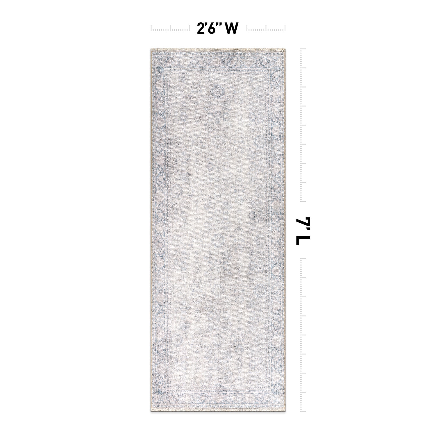 World Rug Gallery 6036BLUE2X7 rugs - View #6