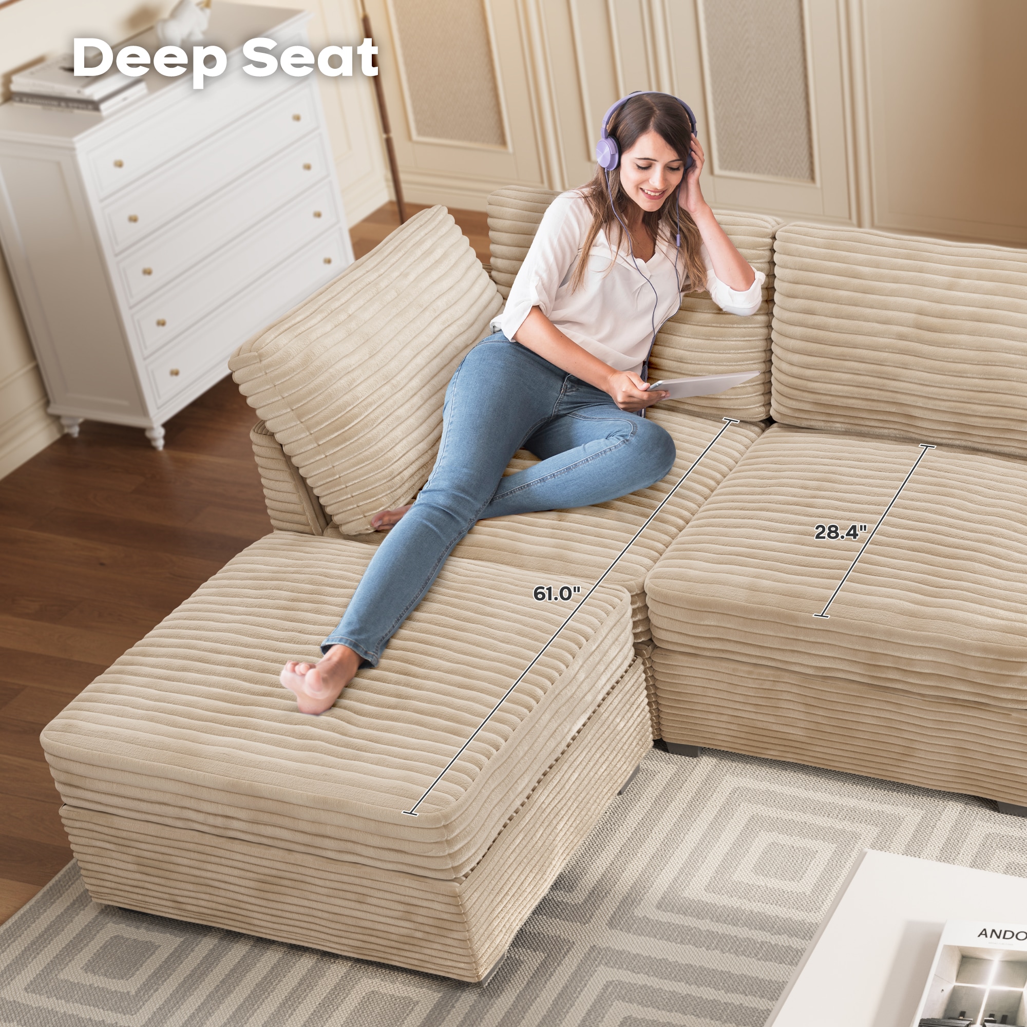 Ovios OYOYO240-G Sofas-Loveseats - View #5