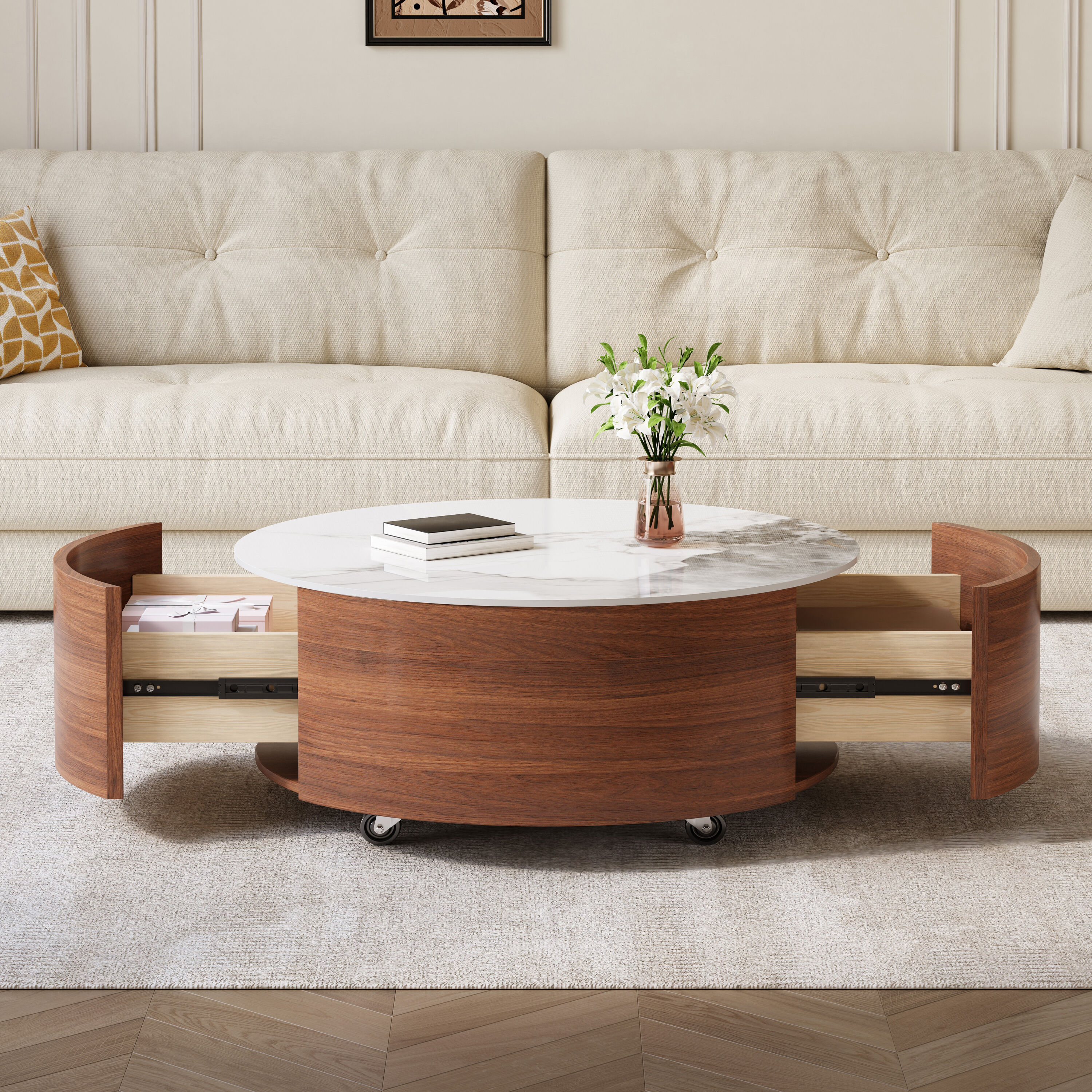 ModernLuxe L3P-N735P328523W Coffee-Tables - View #4