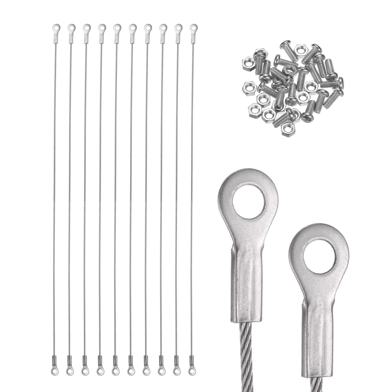 Unique Bargains 10pcs 16-Inch Cabinet Door Restraint with Screws 304 Stainless Steel Cupboard Door Protector Hinge Limiter for Restricting Cabinet Door Swing and Limiting Door Opening Angle #S25093000UX6649