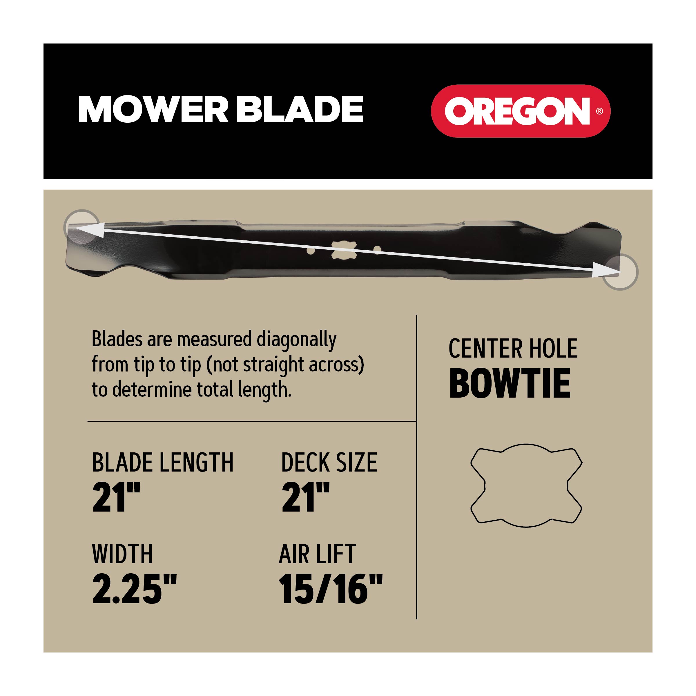 Oregon B-21-1 Ope-Mower-Blades - View #2