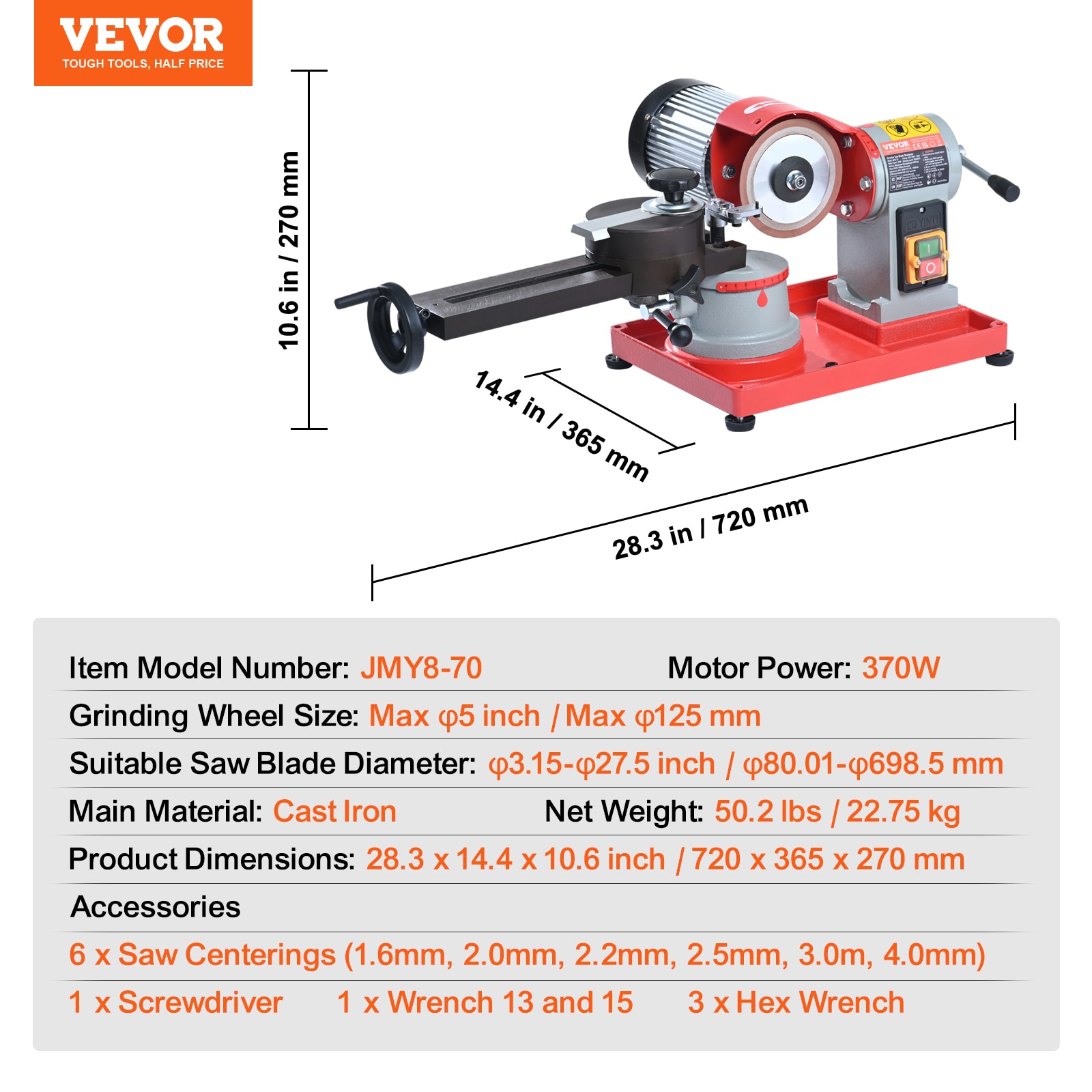 VEVOR YJPMGJYJPMC5FMS0RV1 sharpeners - View #6