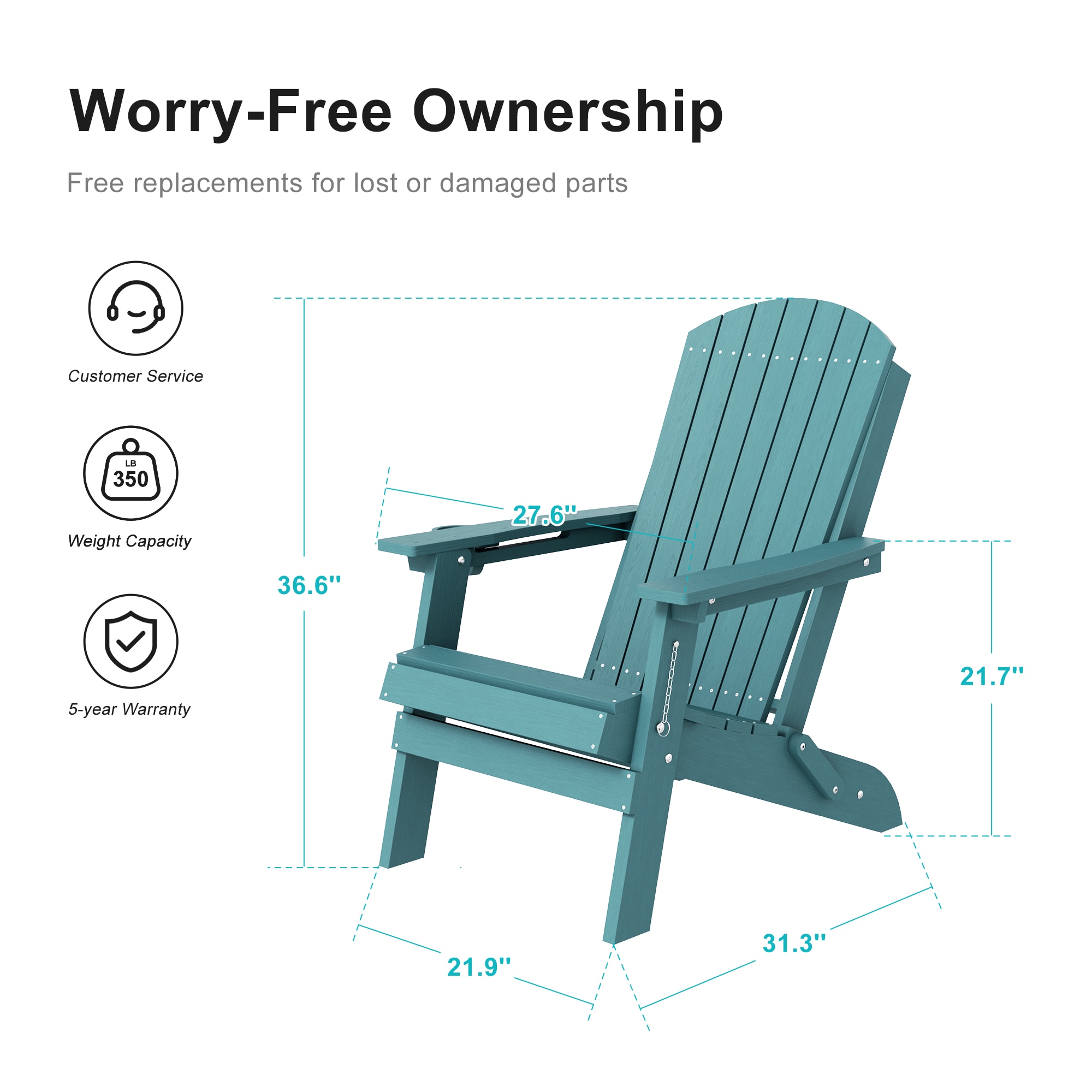 Livewood L-S-R1-55LB Patio-Chairs - View #2