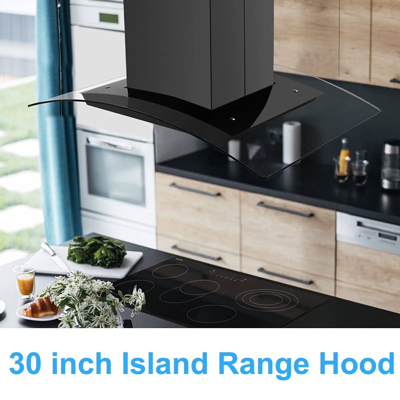 Kahomvis GEHT-DOQP-60Y Island-Range-Hoods - View #5