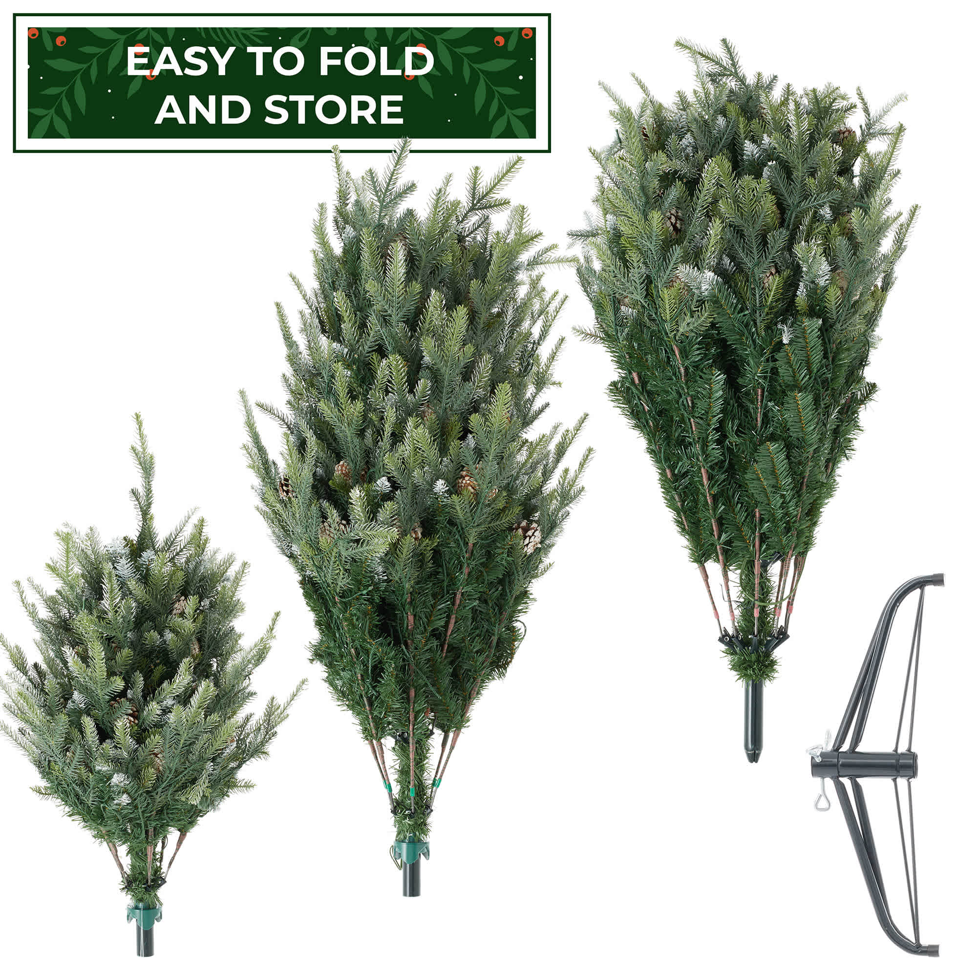 Casafield SZN-TR-356HL Artificial-Christmas-Trees - View #6