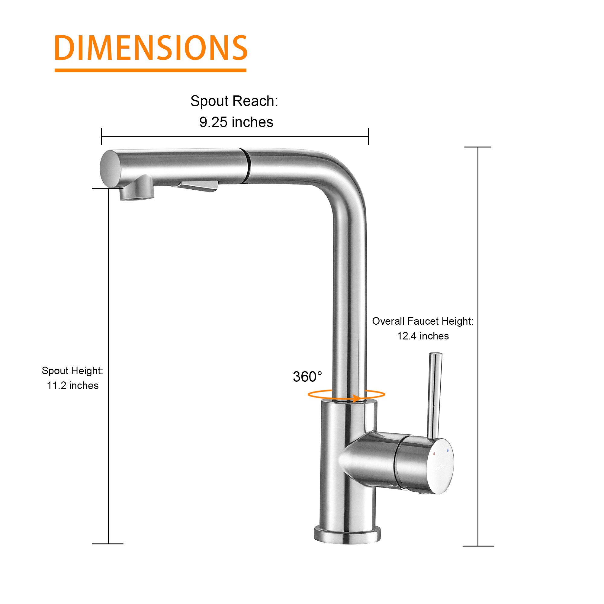 Damerin KT-ZF-24 Kitchen-Faucets - View #3