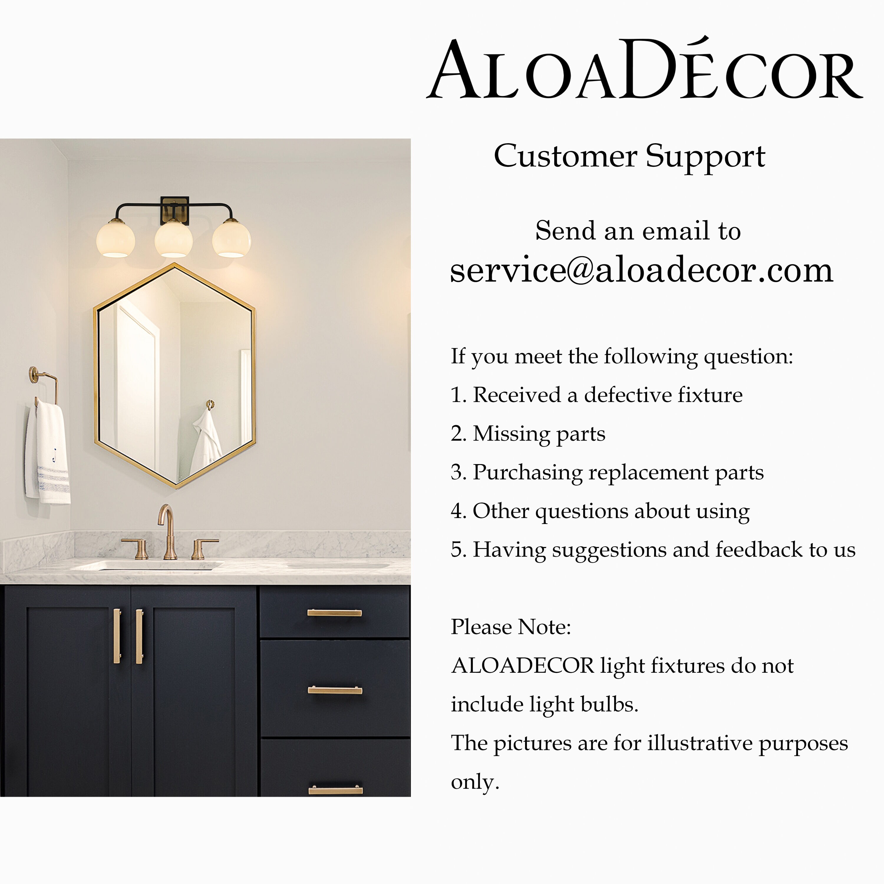 AloaDecor Lighting L7455W5805A b089995 - View #9