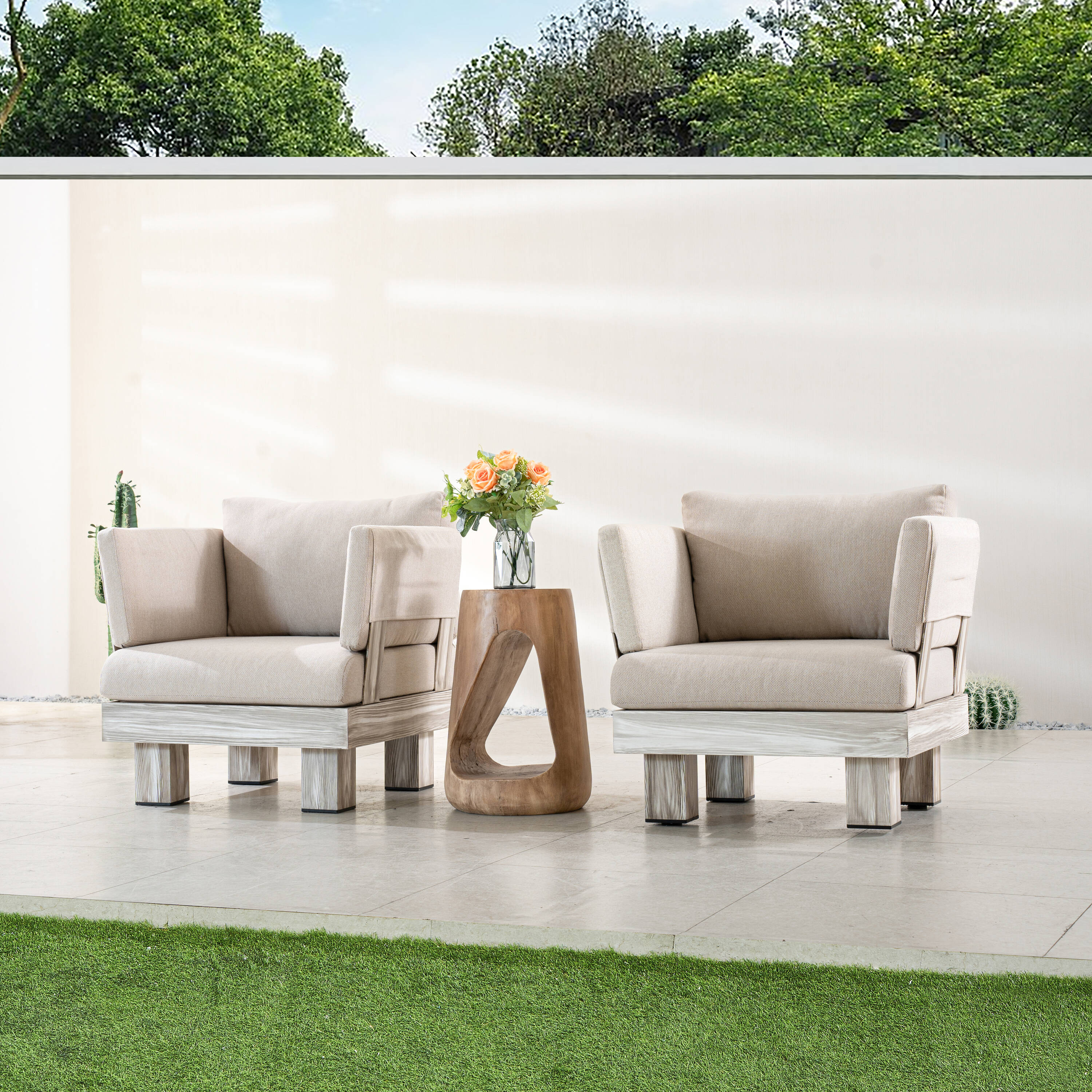 Direct Wicker DWC-250062ST2150A Patio-Conversation-Sets - View #4