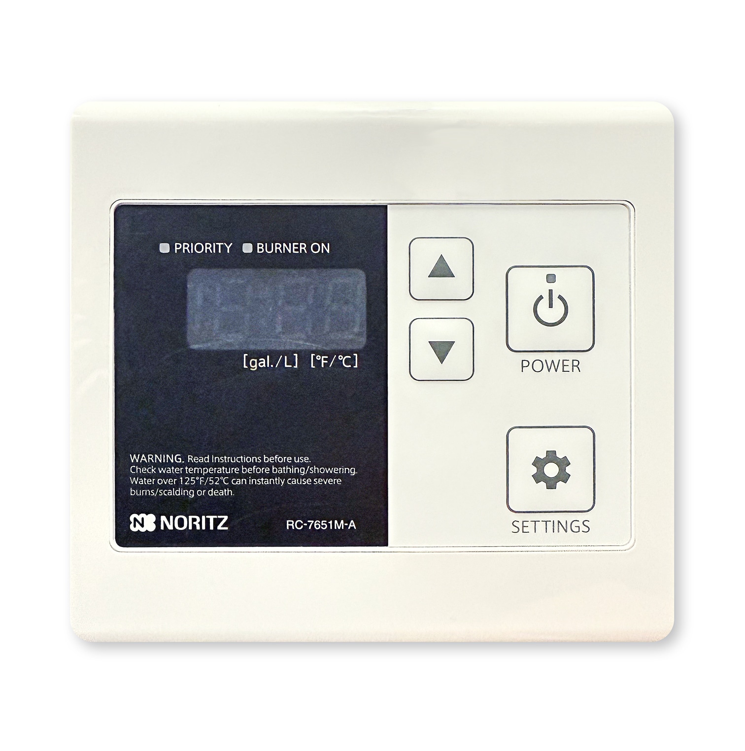 Noritz RC-7651M-A Remote Control Water Heater Thermostat