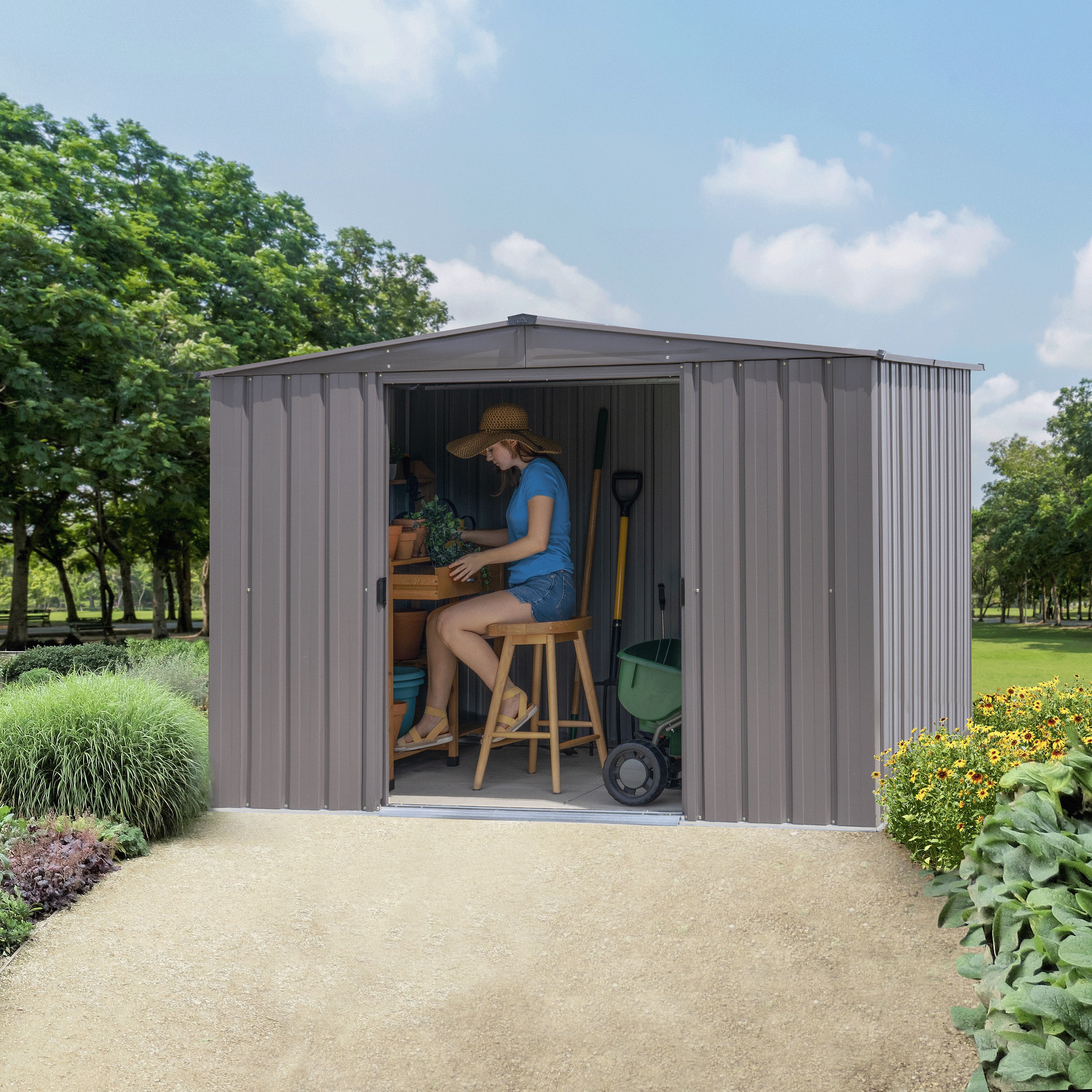 Arrow ASG86OT Metal-Storage-Buildings-Sheds - View #11