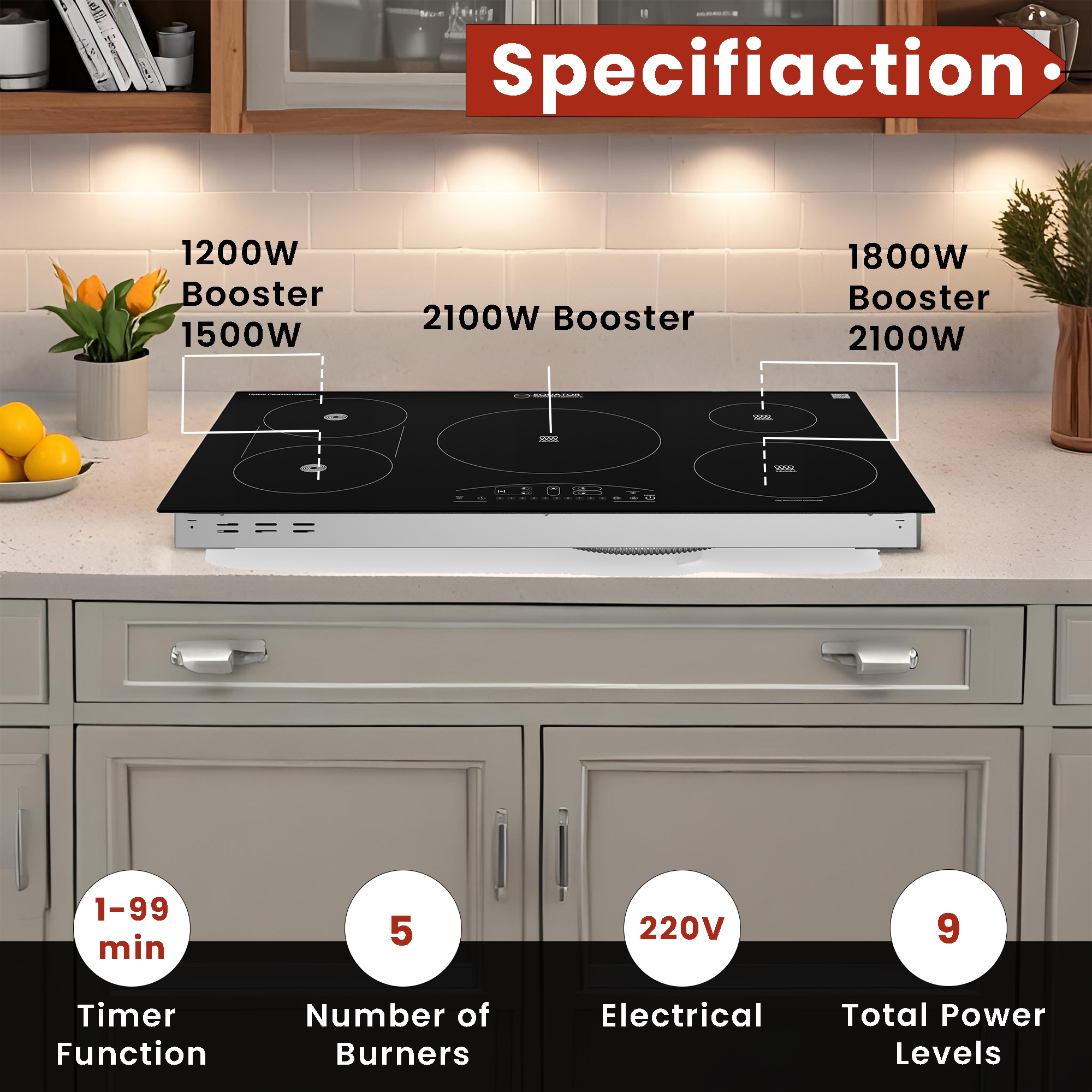 Equator Advanced Appliances EHC 36532 Elec-Cktp - View #5