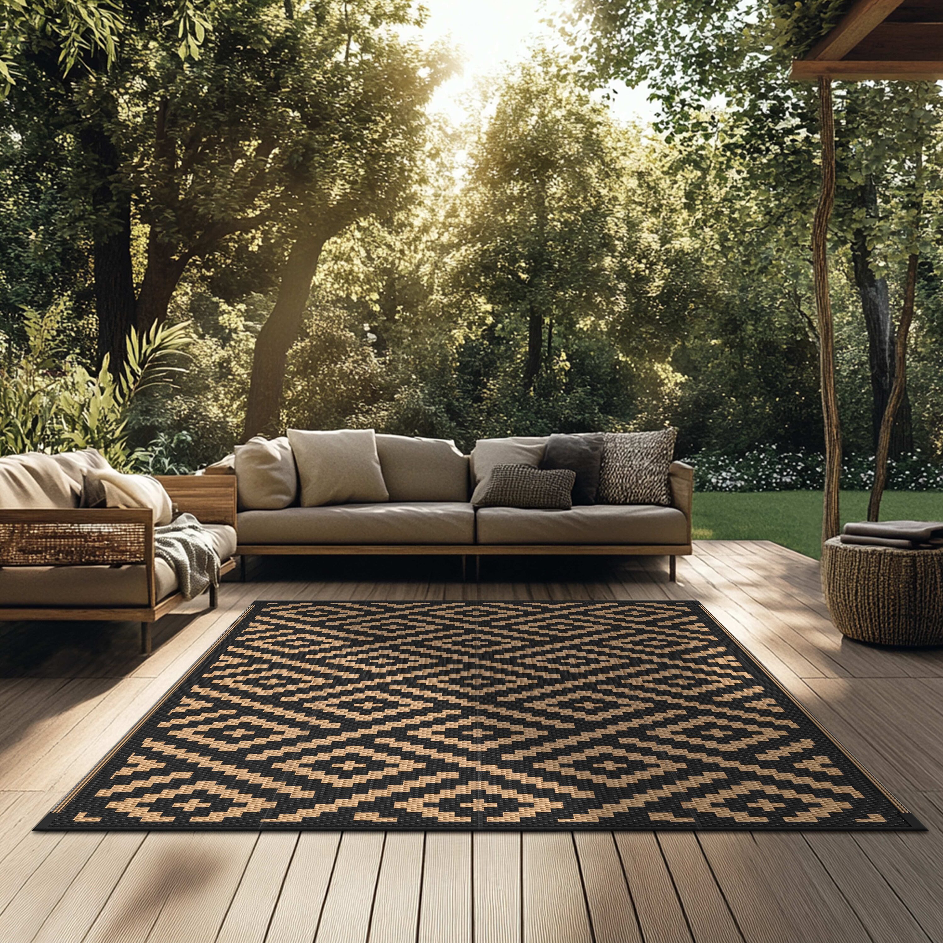 BAVNI PD03-BLACKBROWN-8X10 rugs - View #3