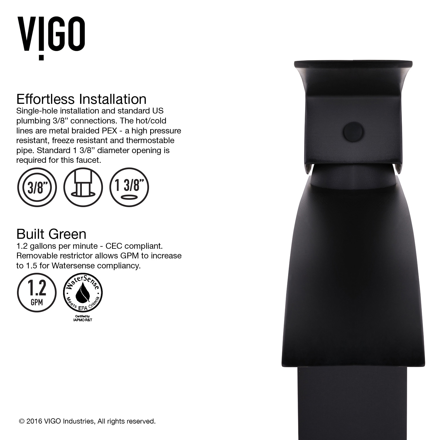 VIGO VGT1435 Bath-Sink - View #8