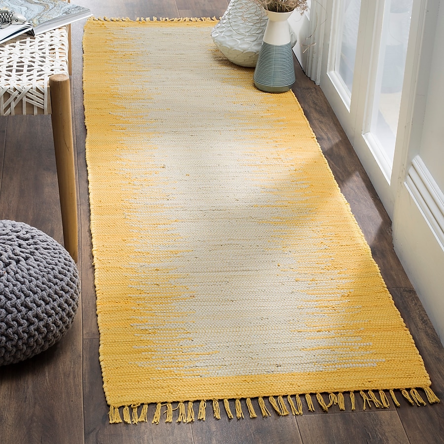 Safavieh Montauk Salina 2 x 7 Orange Indoor Abstract Coastal Handcrafted Runner Safavieh Montauk Salina 2 x 7 Orange Indoor Abstract Coastal Handcrafted Runner