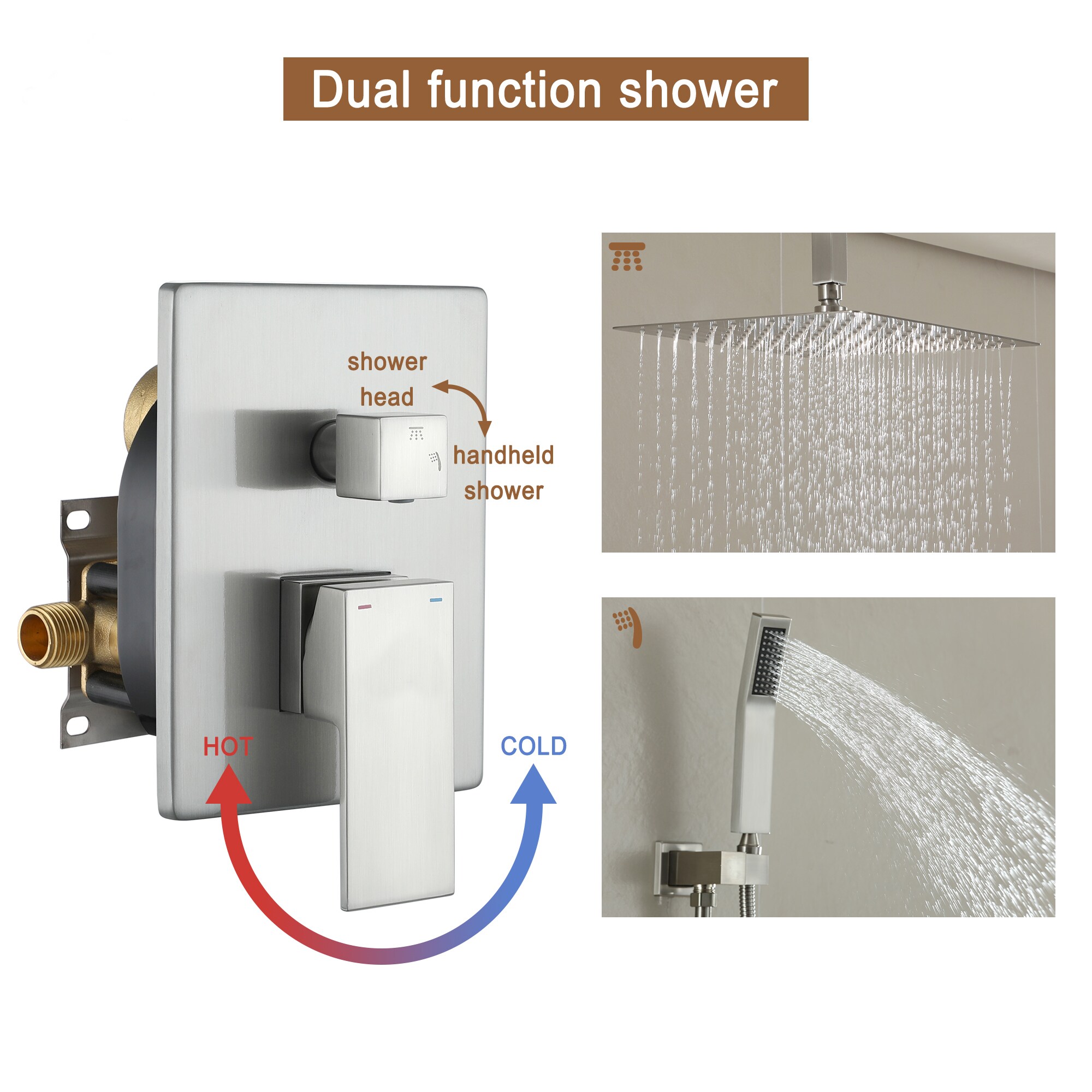 Mondawe MOEB103-10MB Showerhead-Bar-Panels - View #6
