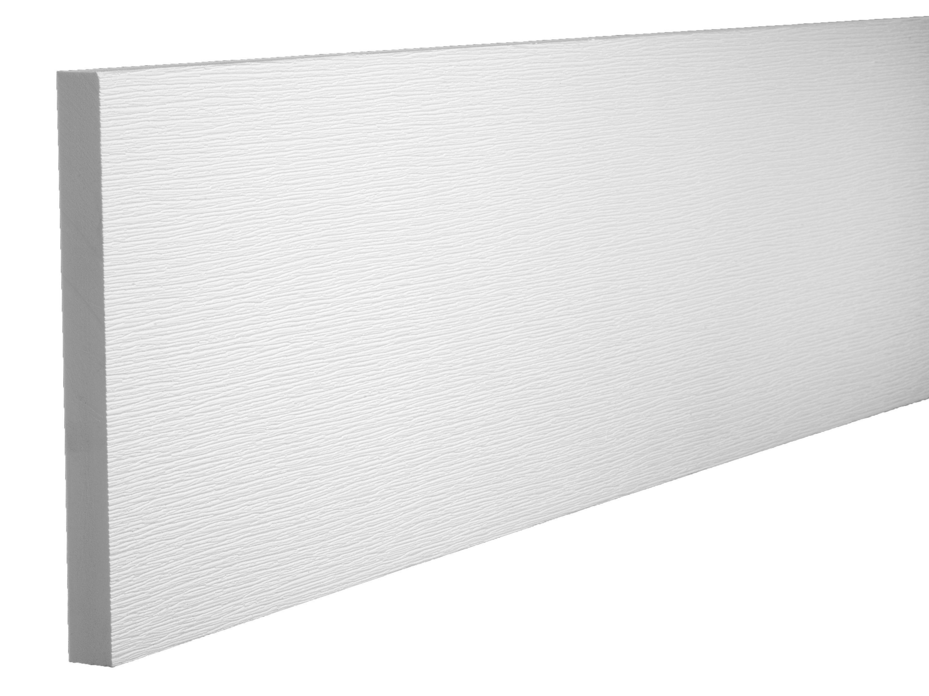 AZEK ARF10010144 3/4-in x 9-1/4-in x 12-ft Reversible (Smooth/Wood grain) PVC Trim Board