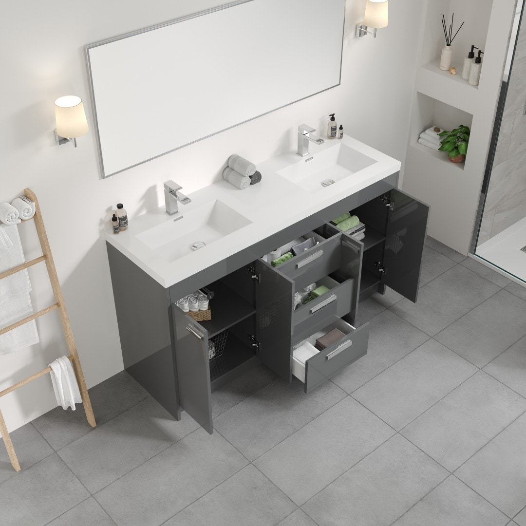 Eviva EVVN1500-8-60GR Bath-Vanity-Combo - View #5
