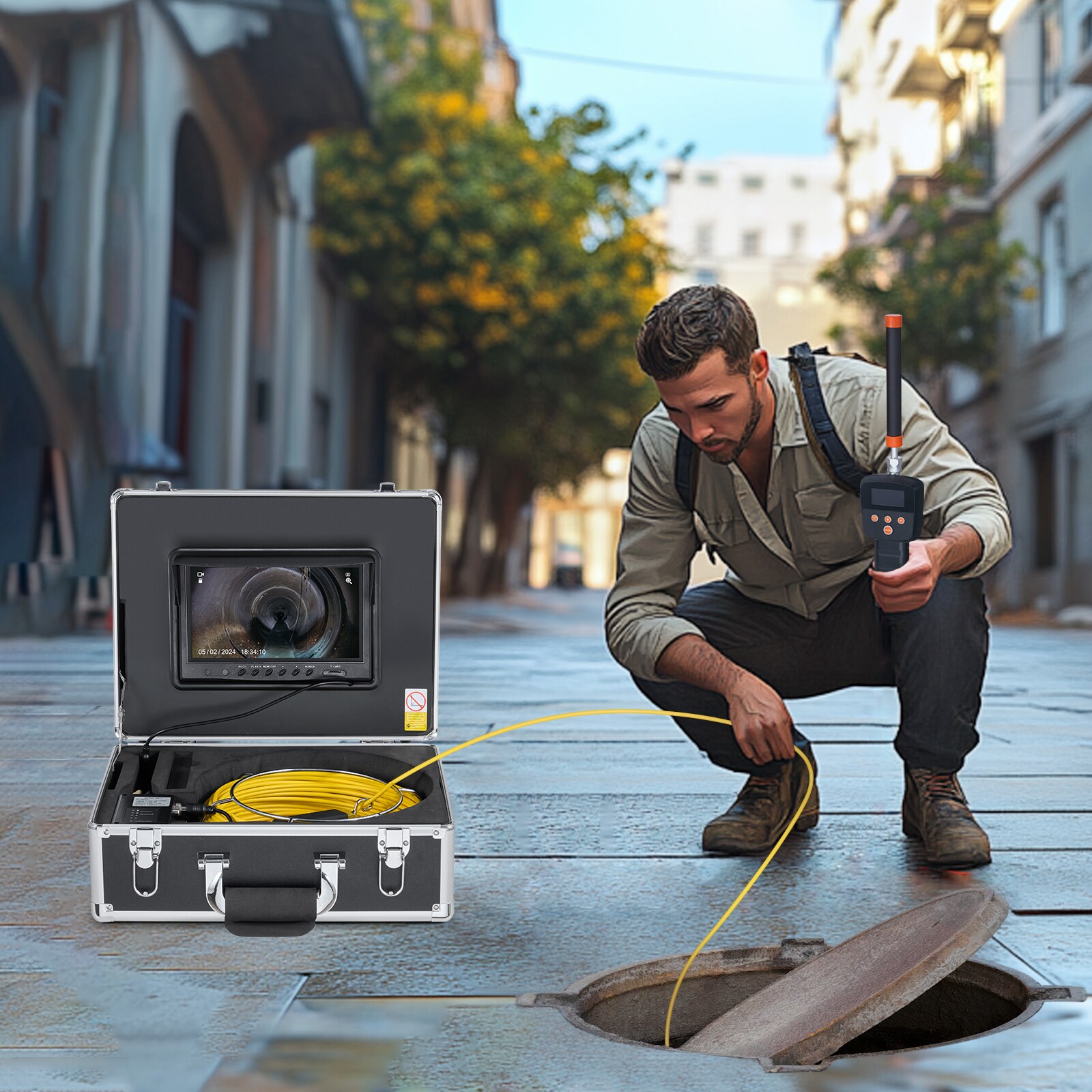 VEVOR GDSTJ100FTGDKSY01V1 Inspection-Cameras - View #2