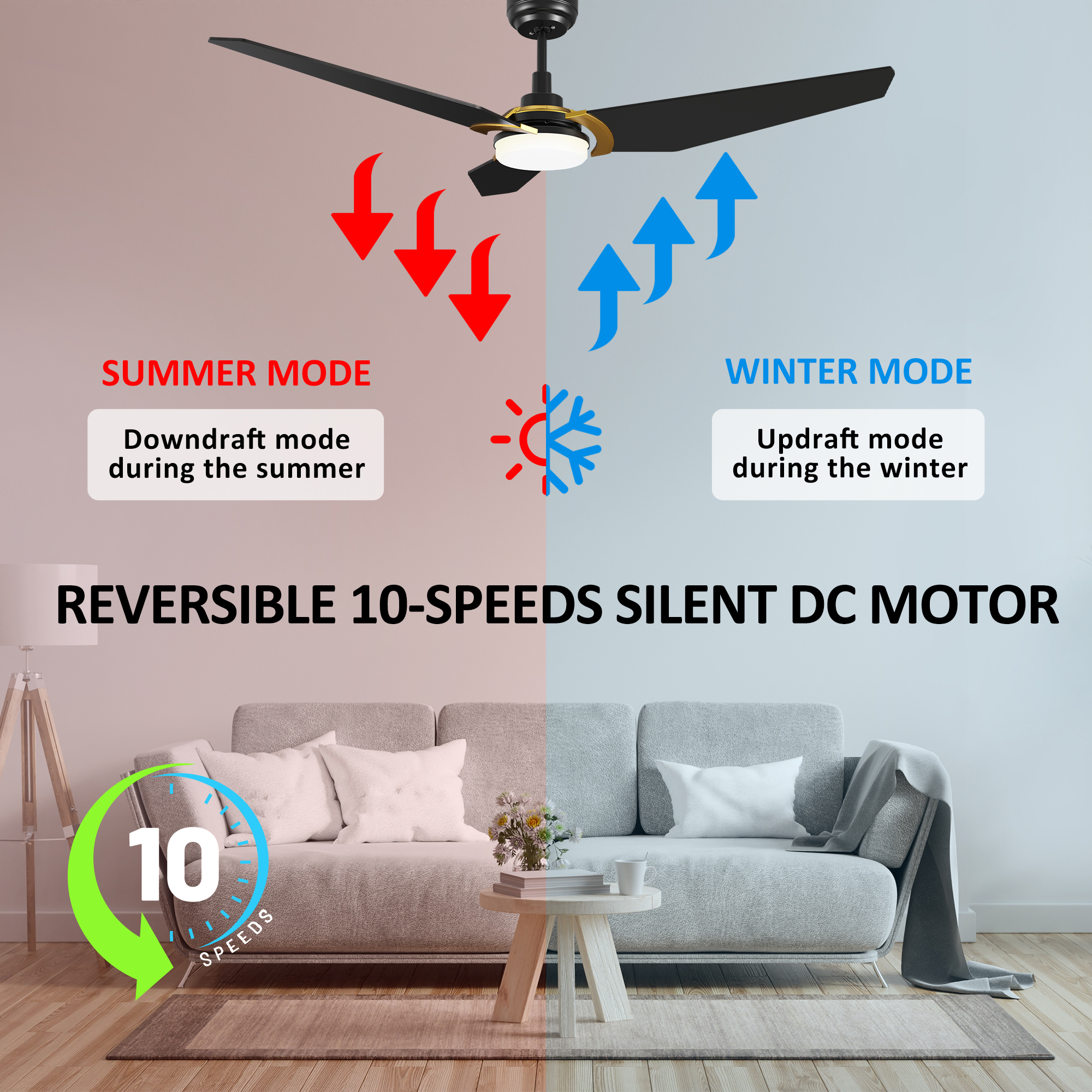 CARRO USA LS563B-L12-B2-1G Ceiling-Fans - View #6