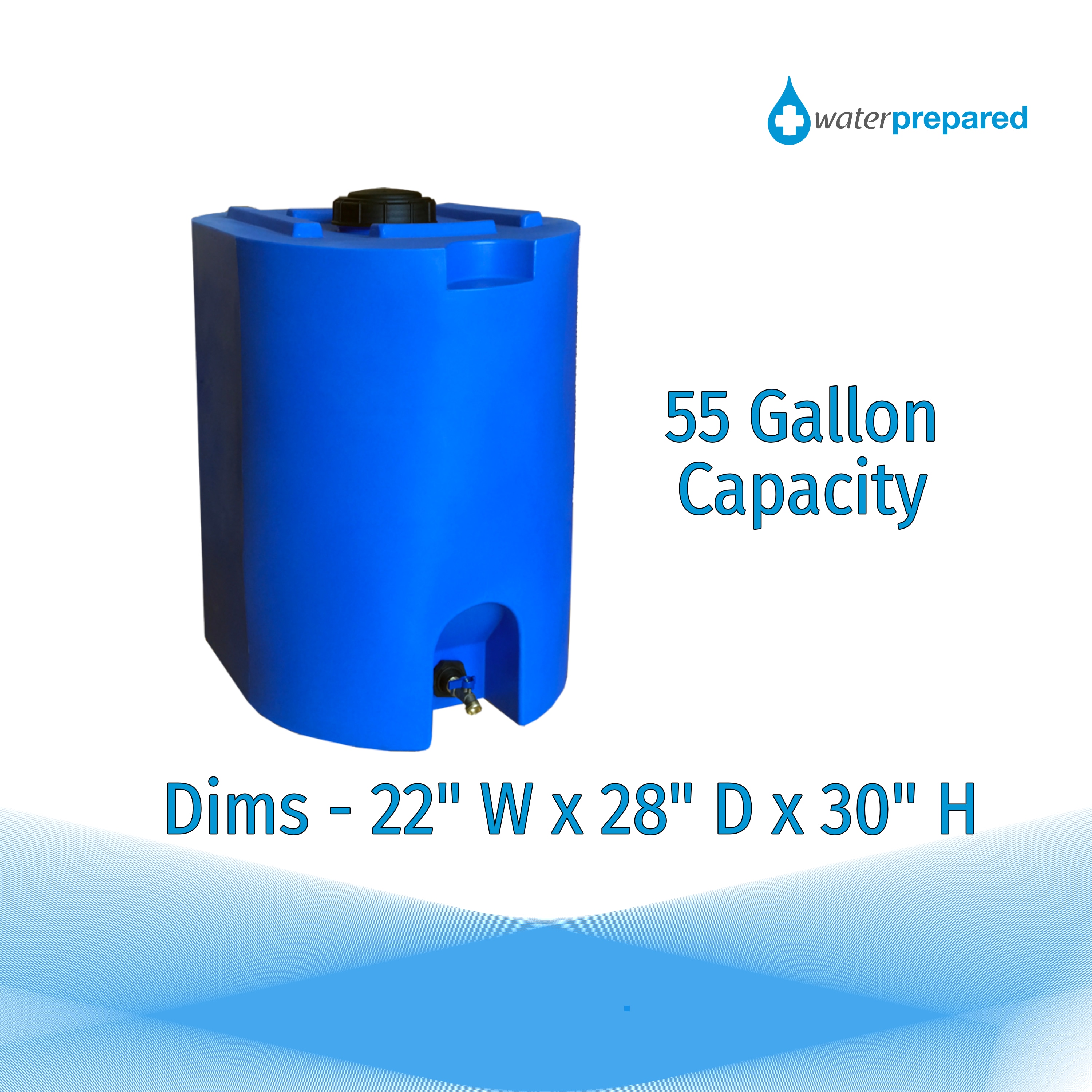 WaterPrepared WW-55 BLUE DS Water-Storage - View #6