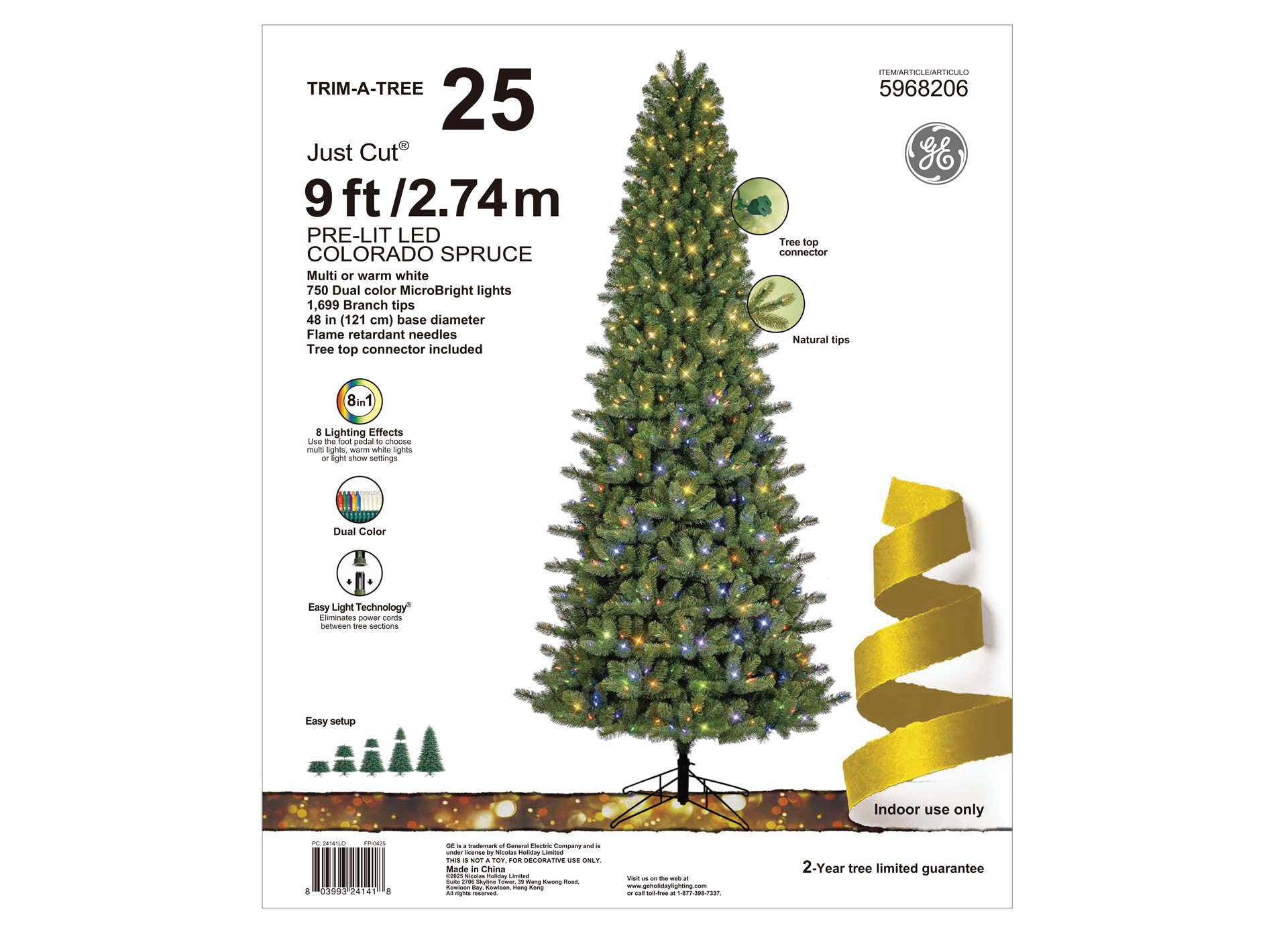 GE 24141LO Artificial-Christmas-Trees - View #8