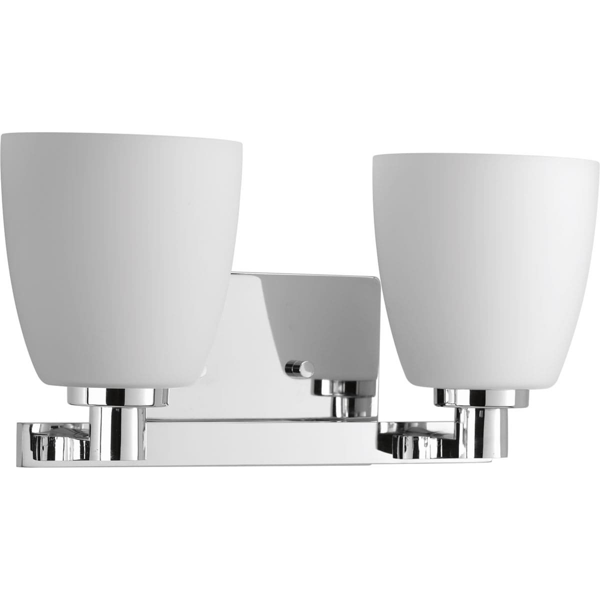 Progress Lighting P2166-15 Fleet 14.12-in 2 -Light Polished Chrome Transitional Vanity light