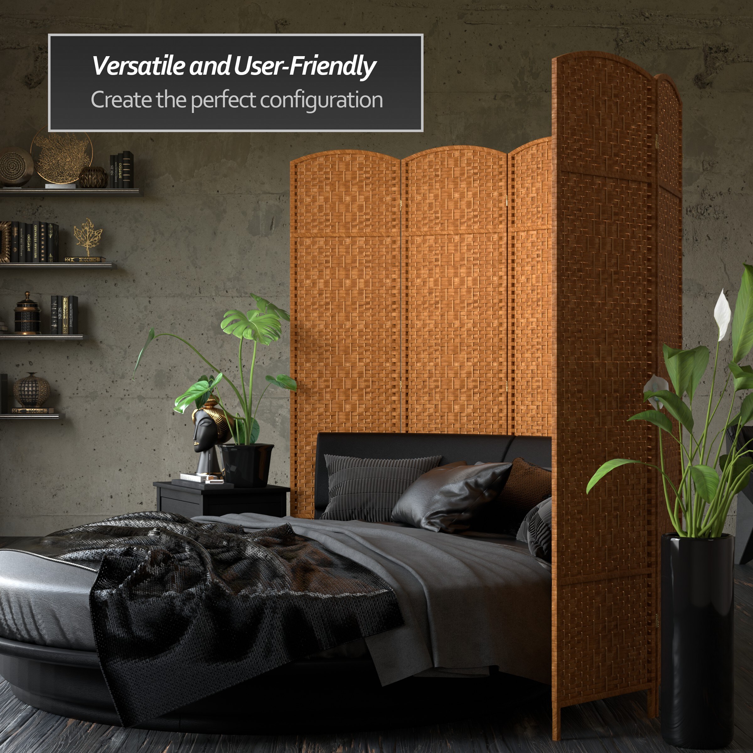 Red Lantern FB-7OPDM-DBG-4P Indoor-Privacy-Screens - View #3