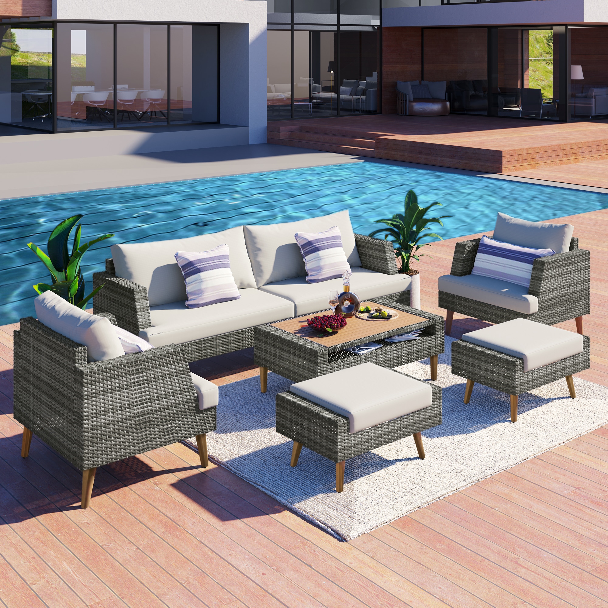 Nestfair HGP219A Patio-Conversation-Sets - View #2
