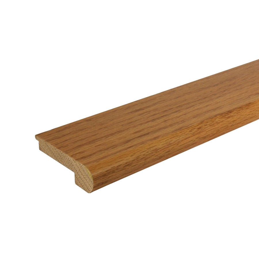 Style Selections SS38SN2 Solid Wood Stair Nose 2.75-in x 78-in Butterscotch Prefinished Red Oak Stair Nosing