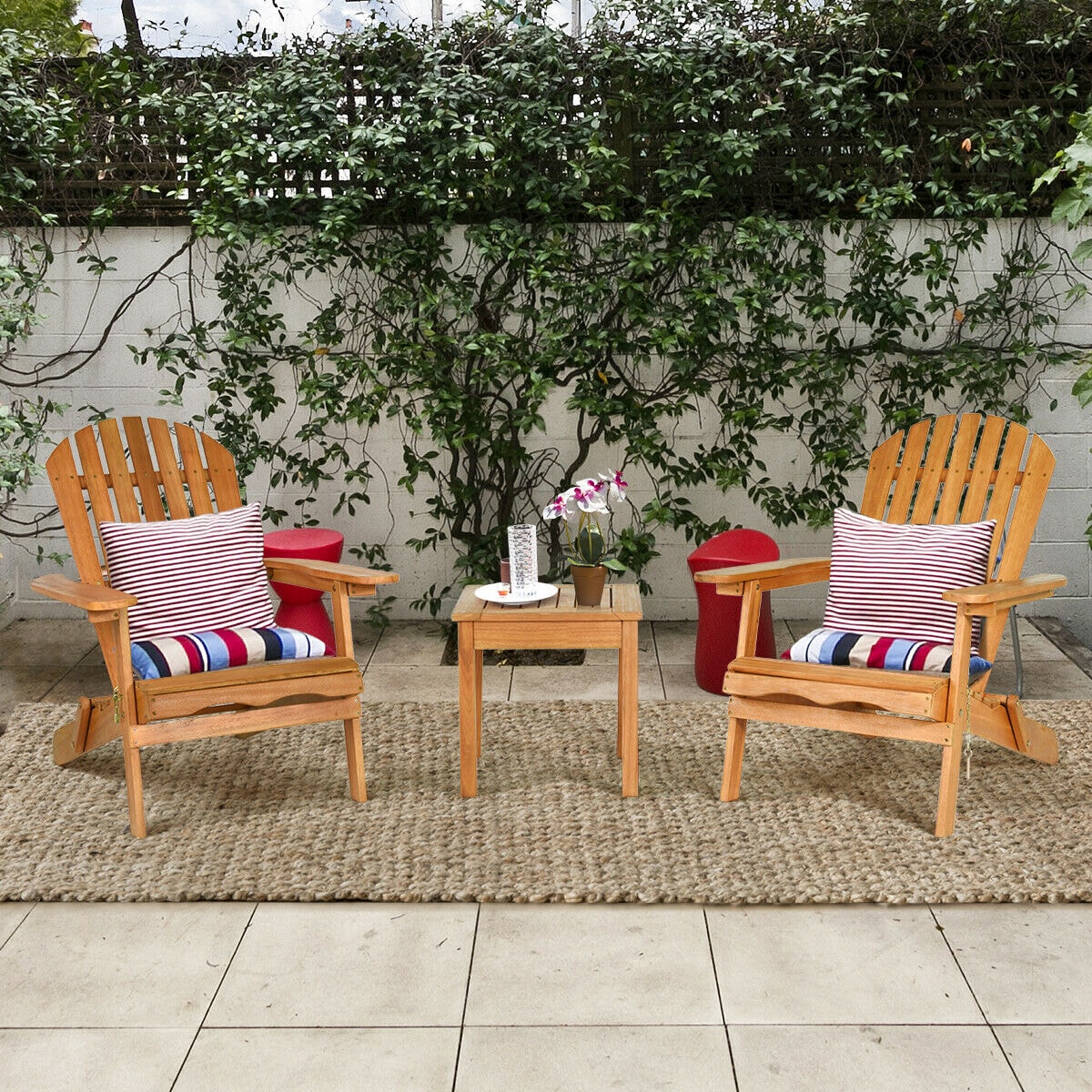 Forclover HYFC-3PCS880 Patio-Conversation-Sets - View #2
