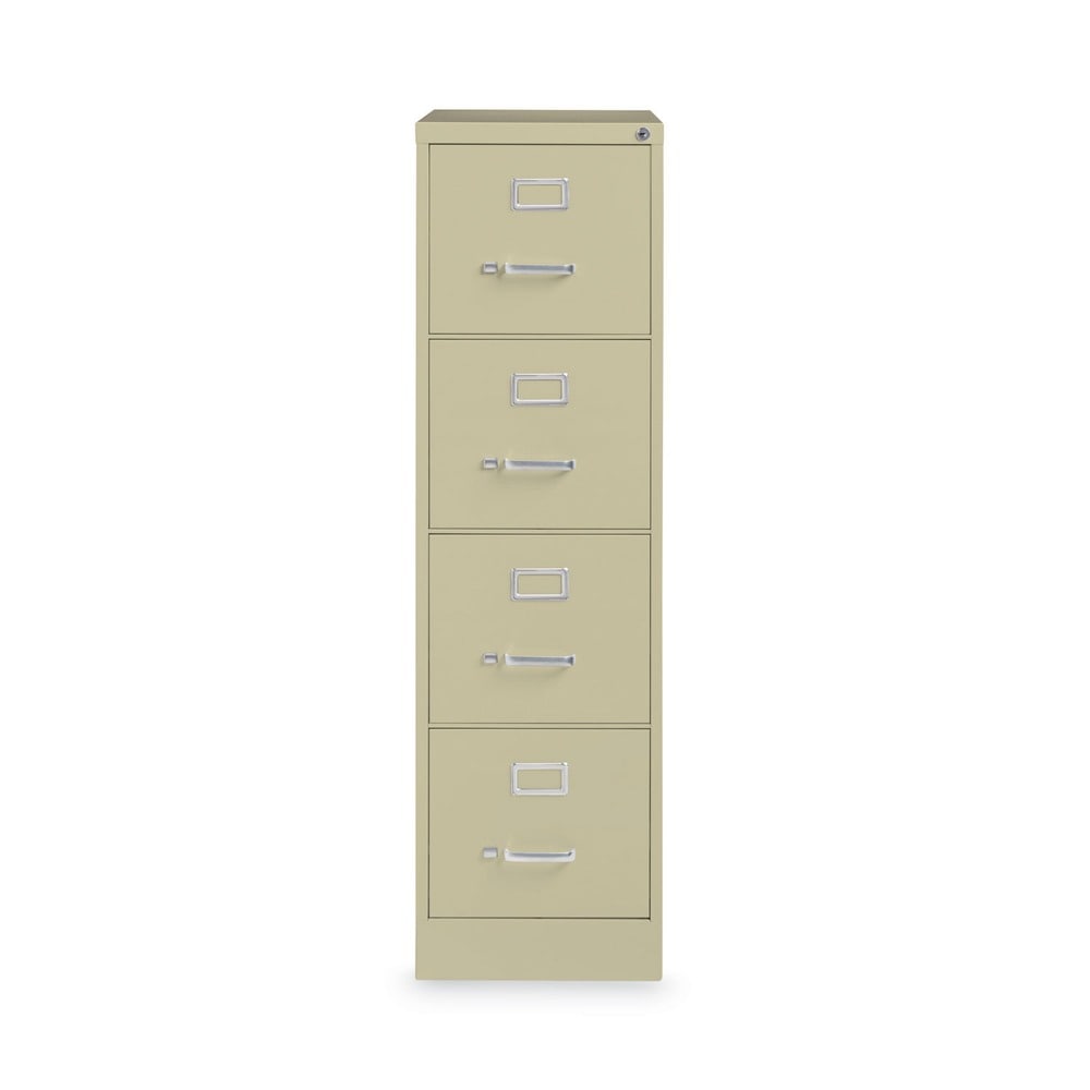 Alera ALENHVF152252PY 26123 Economy Vertical File - 15 in x 22 in x 52 in - Four-Drawer Letter-Size File in Putty