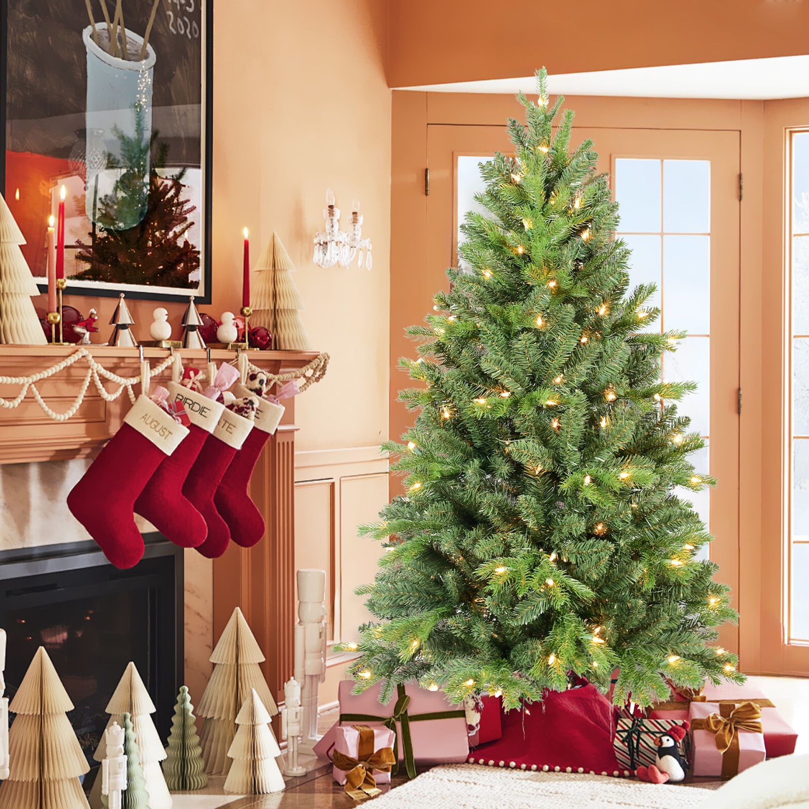 WELLFOR HYG24086US Artificial-Christmas-Trees - View #11