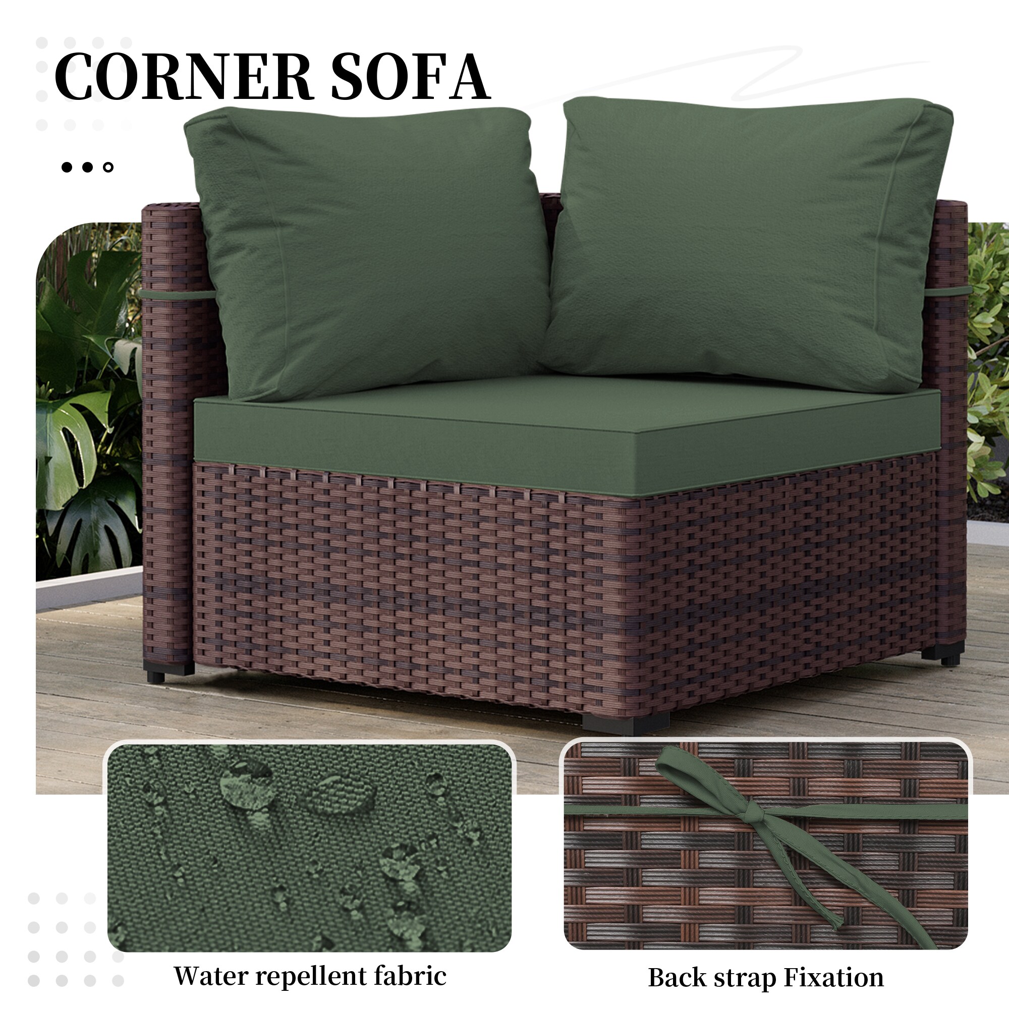 UPHA PL-2CZ-56TPWH-Z2 Patio-Conversation-Sets - View #3