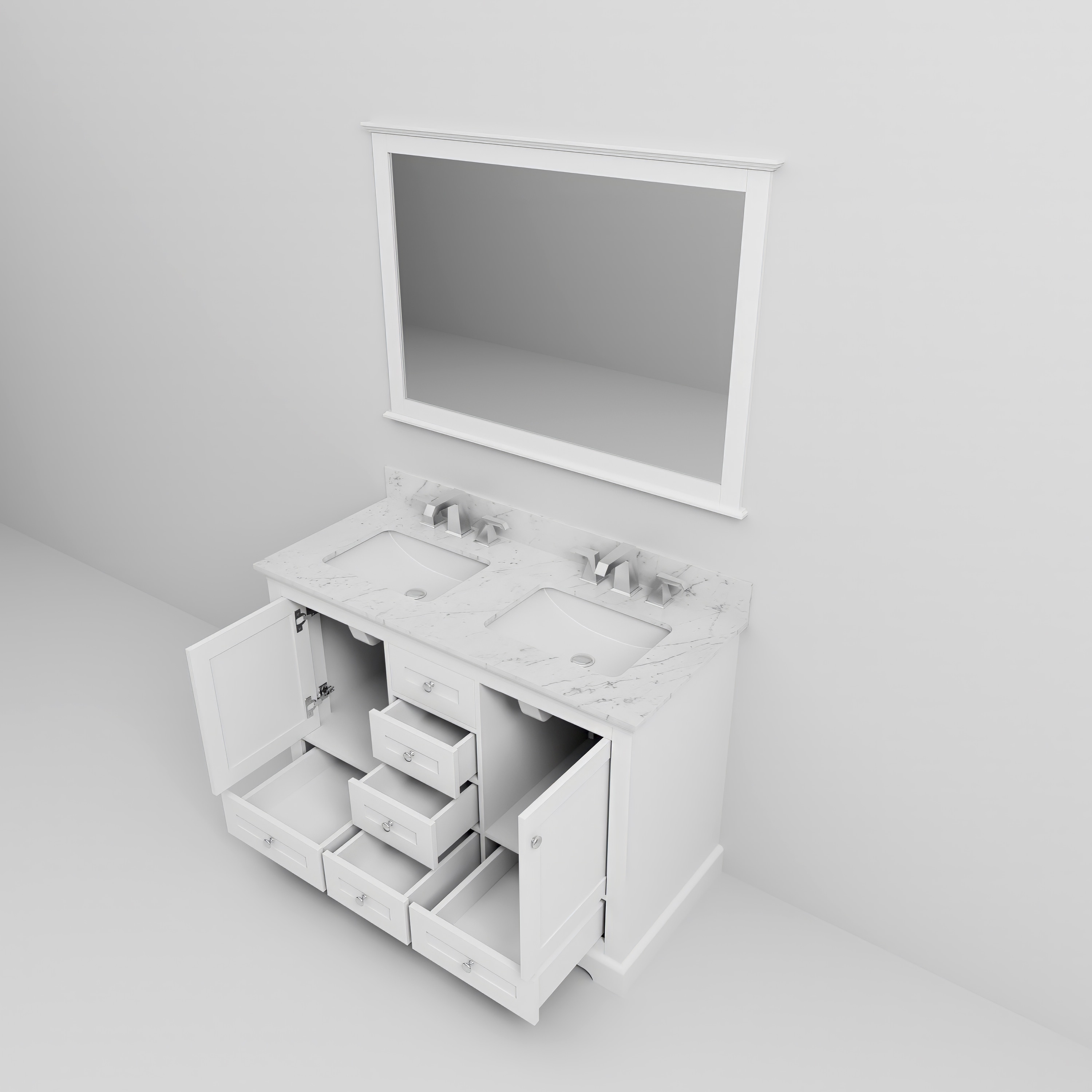 Lexora LD342248DADSM46F Bath-Vanity-Combo - View #13