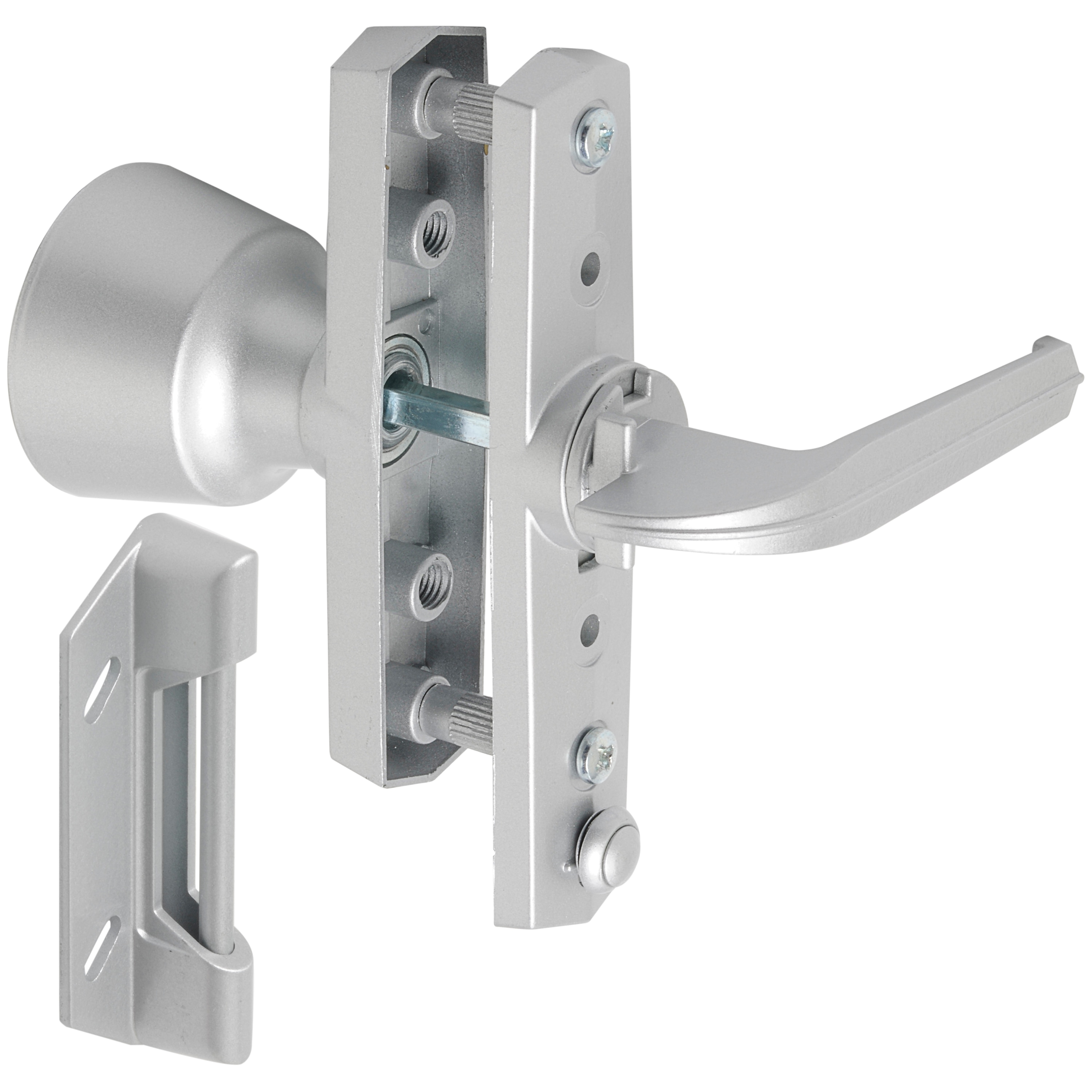 WRIGHT PRODUCTS V670 UNIVERSAL KNOB LATCH, ALUM Screen-Storm-Door-Handles - View #7