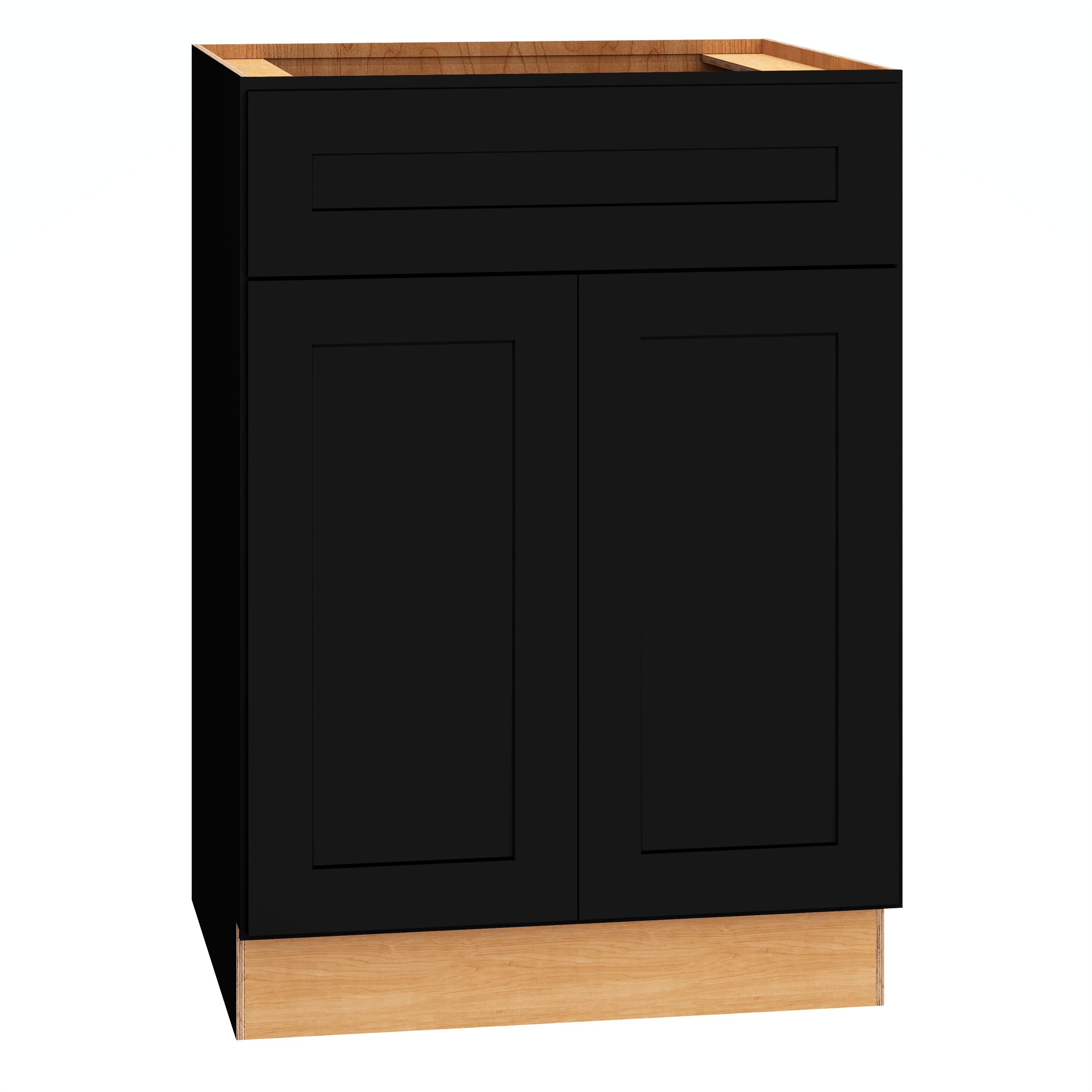 Diamond Express 61I-VSB243421 Jamestown 24-in Black Bathroom Vanity Base Cabinet without Top