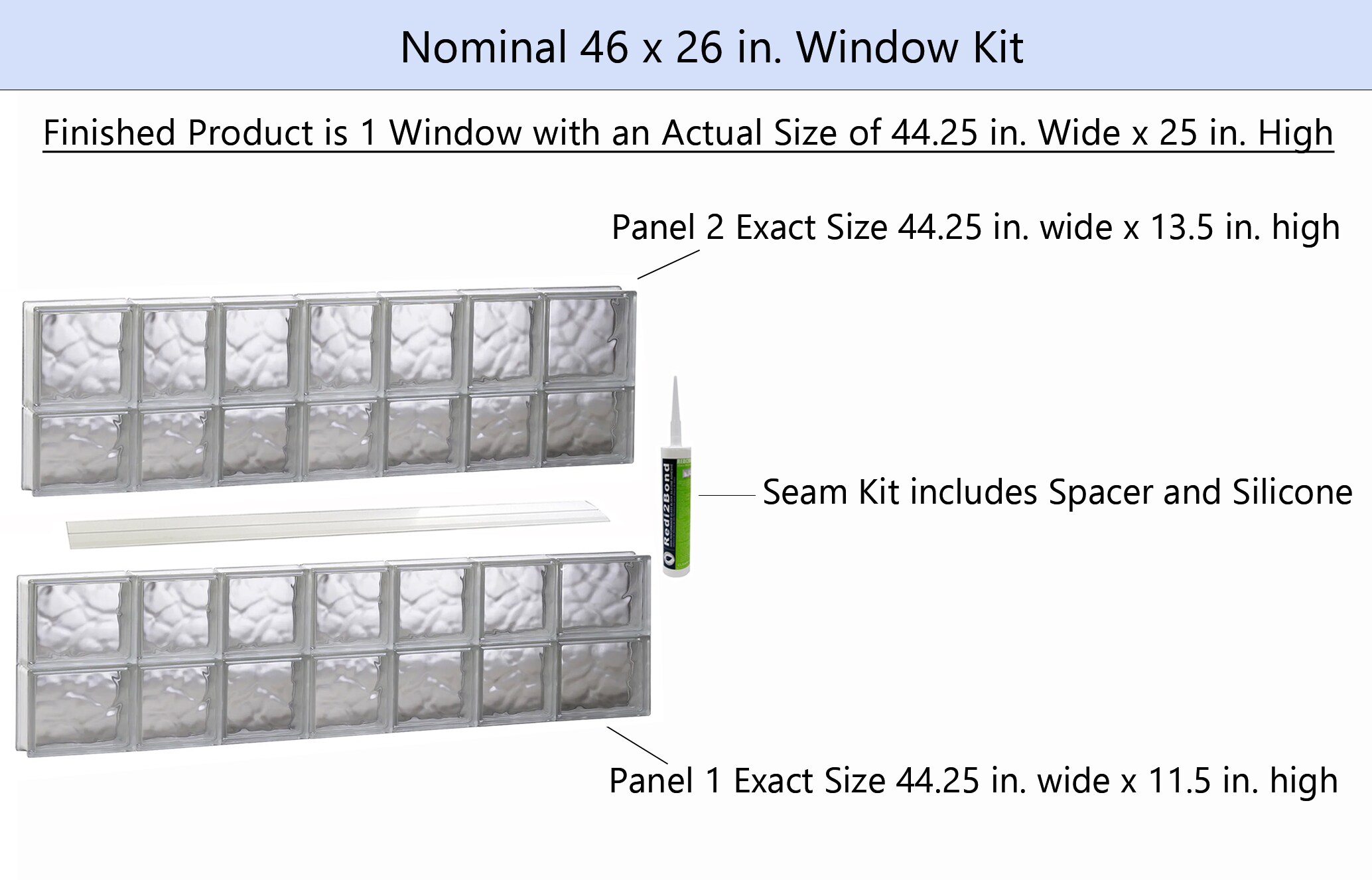 REDI2SET S4626DC Glass-Block-Windows - View #2