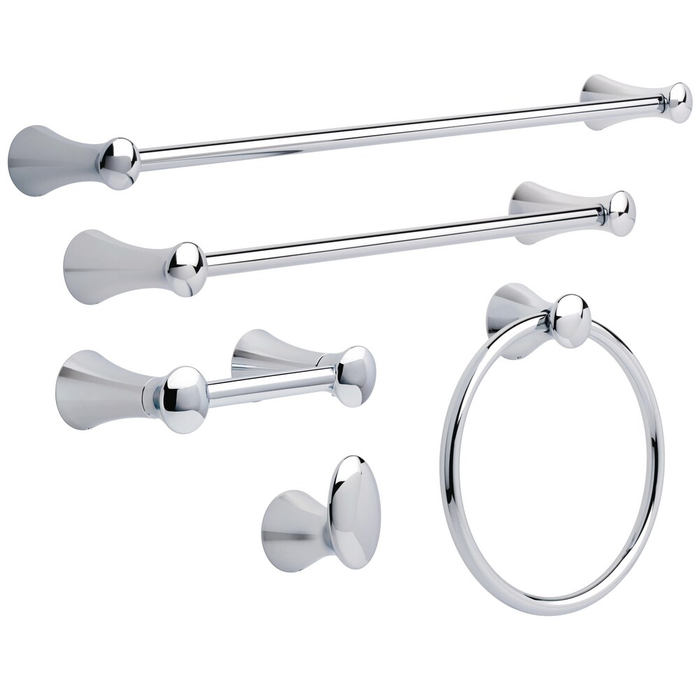 Delta Lahara 18-in Polished Chrome Wall Mount Single Towel Bar 73818 at ...