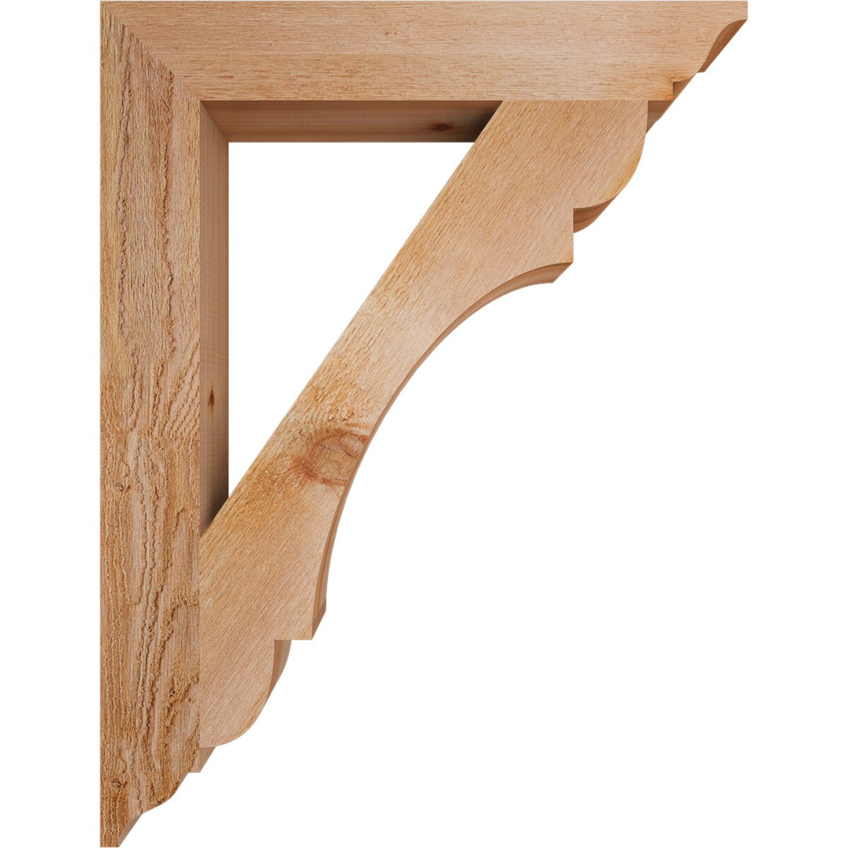 Ekena Millwork BKT04X26X34OLY01RWR Exterior-Brackets-Braces - View #3