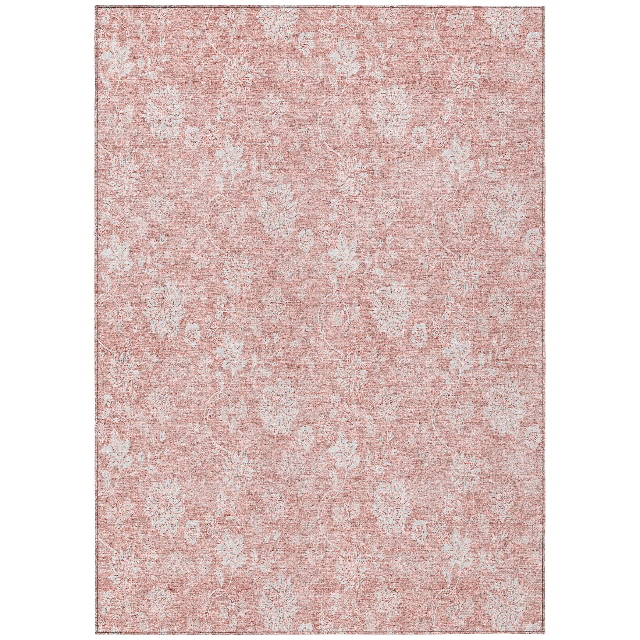 Addison Rugs ACN681PI5X8 Chantille ACN681PI 5 x 7 (ft) Polyester Pink Rectangular Indoor/Outdoor Geometric Machine washable Area rug