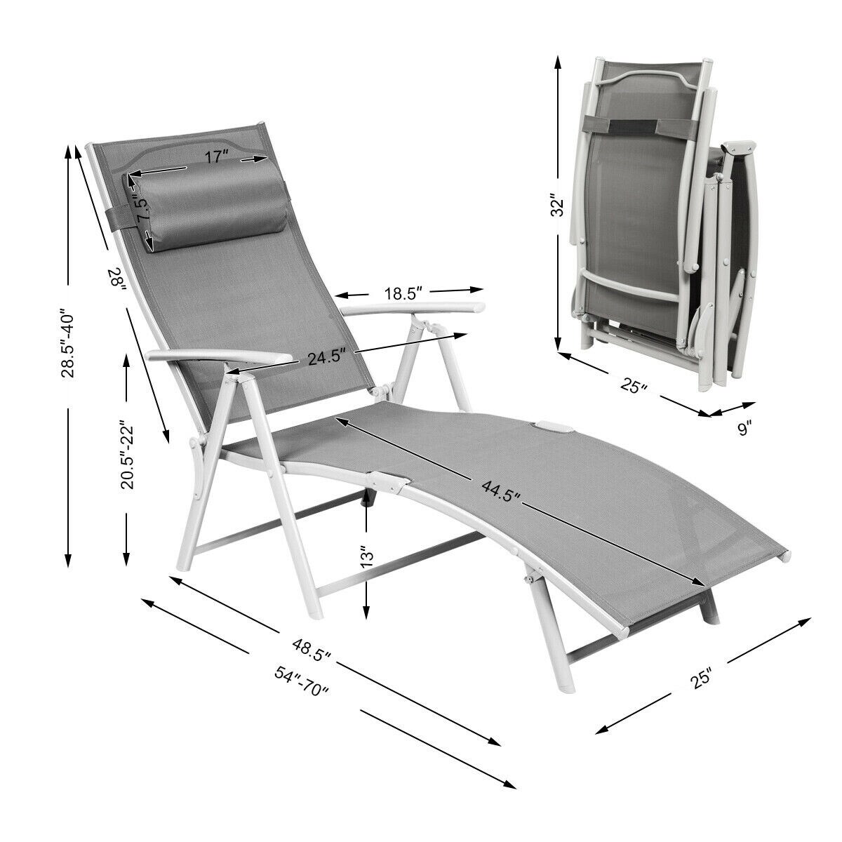 LIVIZA OUG64243GR Patio-Chairs - View #2