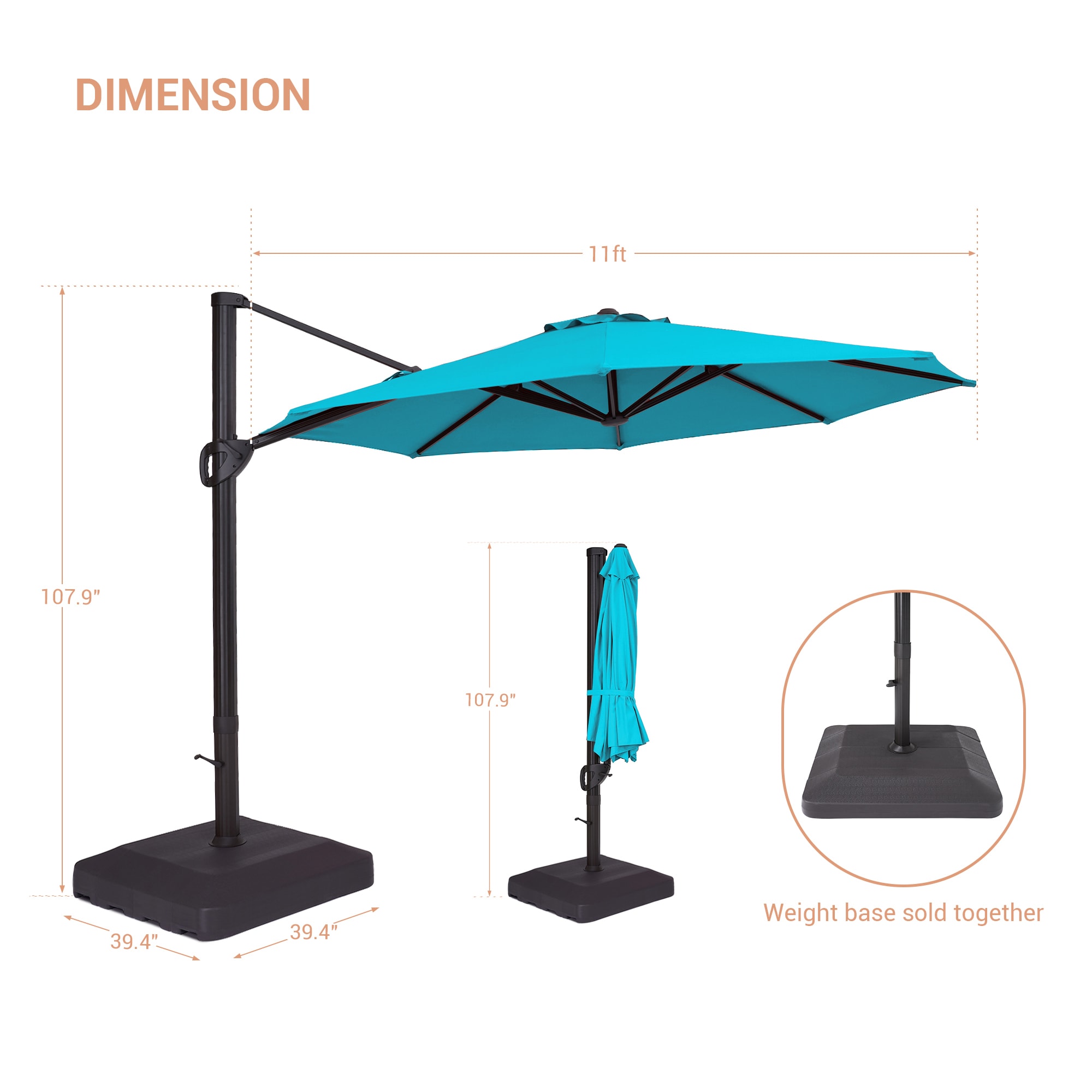 ACEGOSES LW-1159LB-LED-WB Umbrellas-2 - View #2