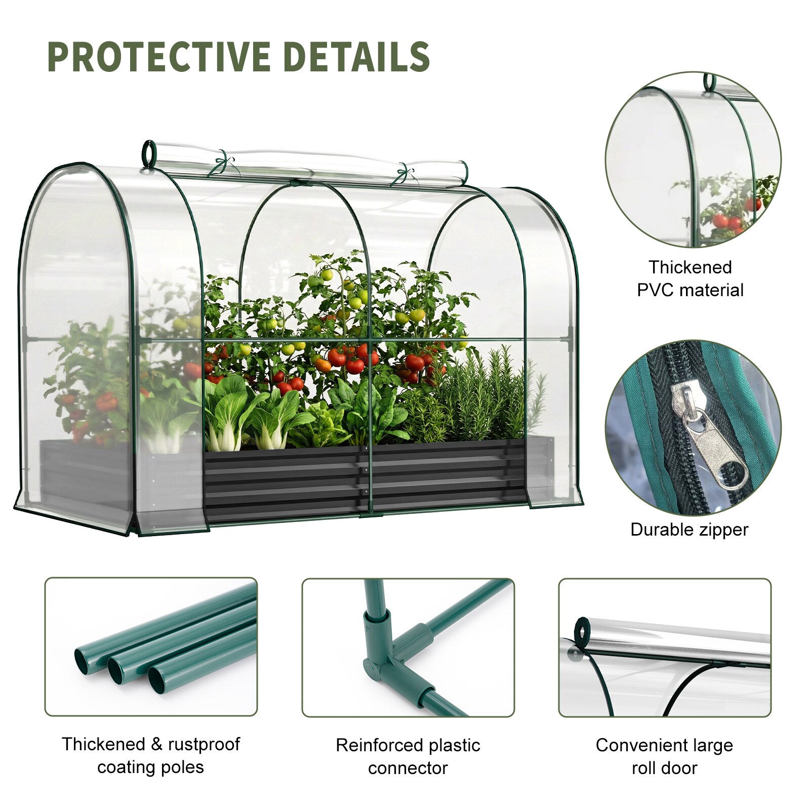DOCRED 244-PVC-BK210-LS02 Raised-Garden-Beds - View #4
