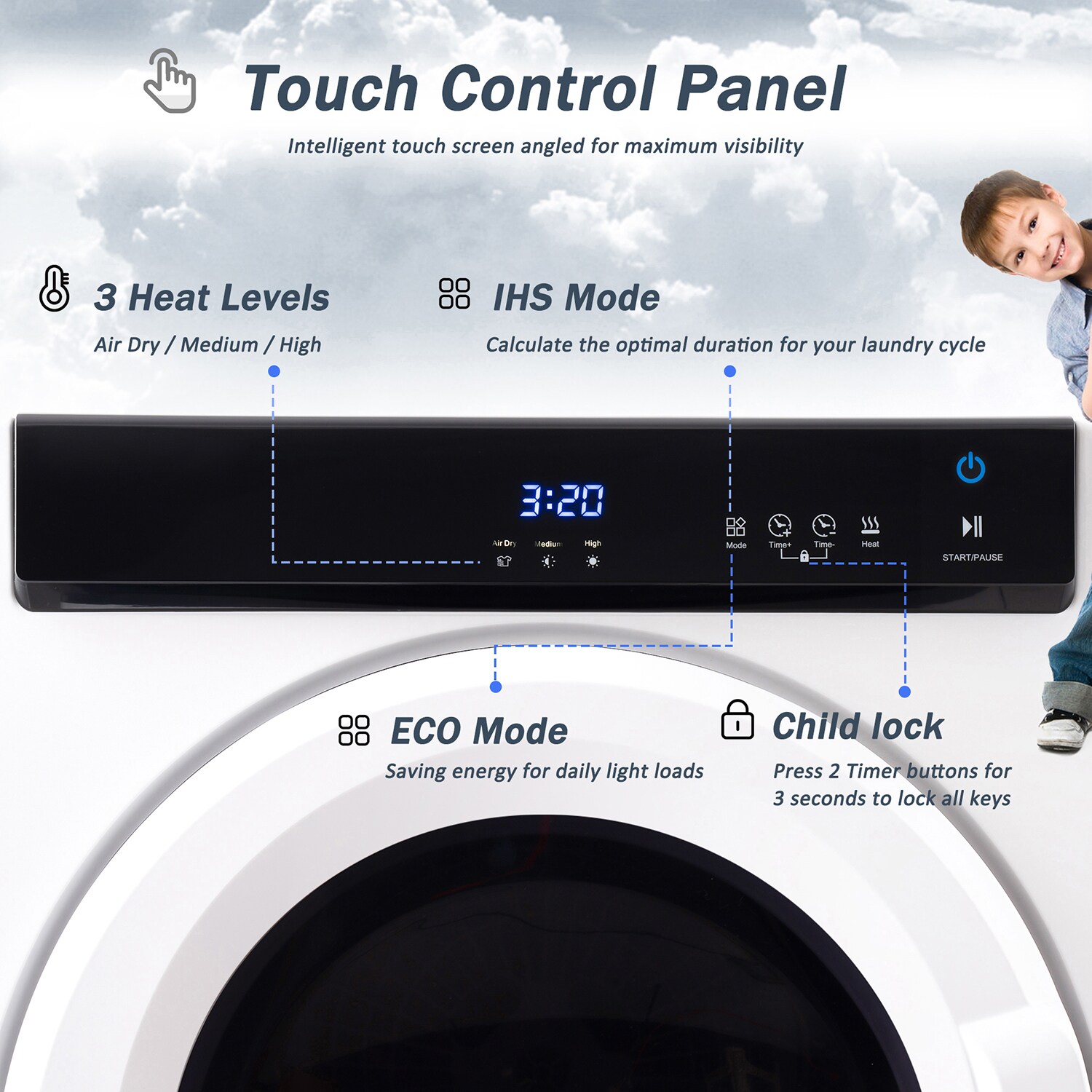 SINOFURN SYA050001WT Elec-Dry - View #5