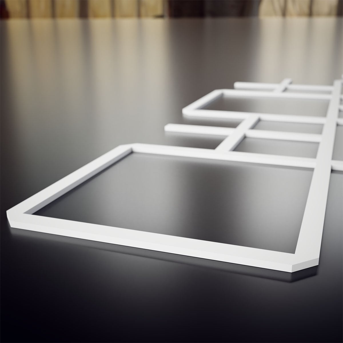 Large White PVC Decorative Fretwork Wall Panels