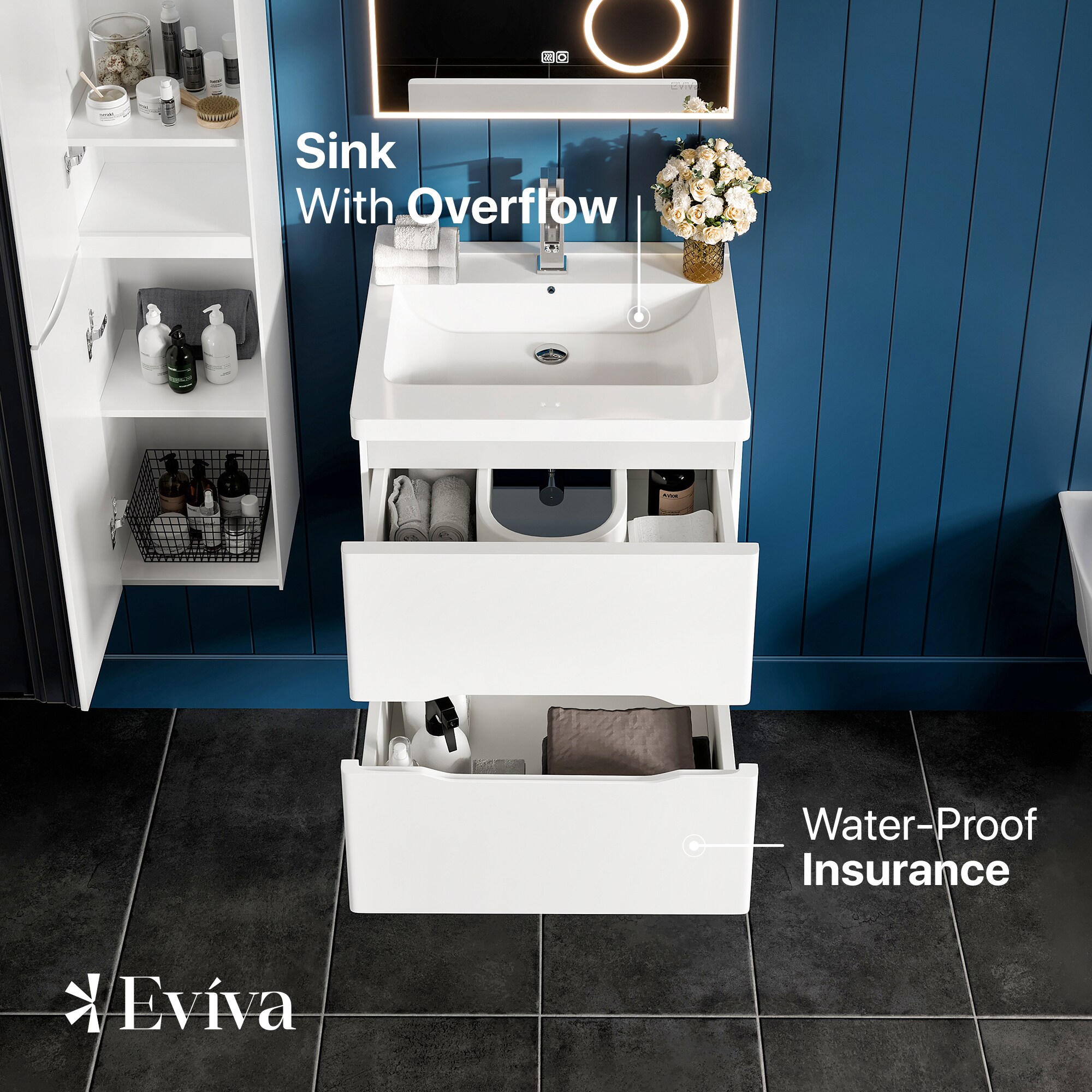 Eviva EVVN732-24WH Bath-Vanity-Combo - View #3