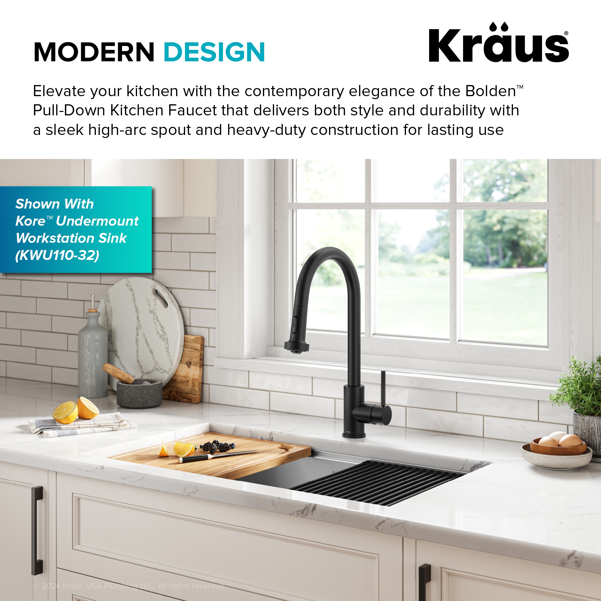 Kraus KPF-1616MB Kitchen-Faucets - View #5