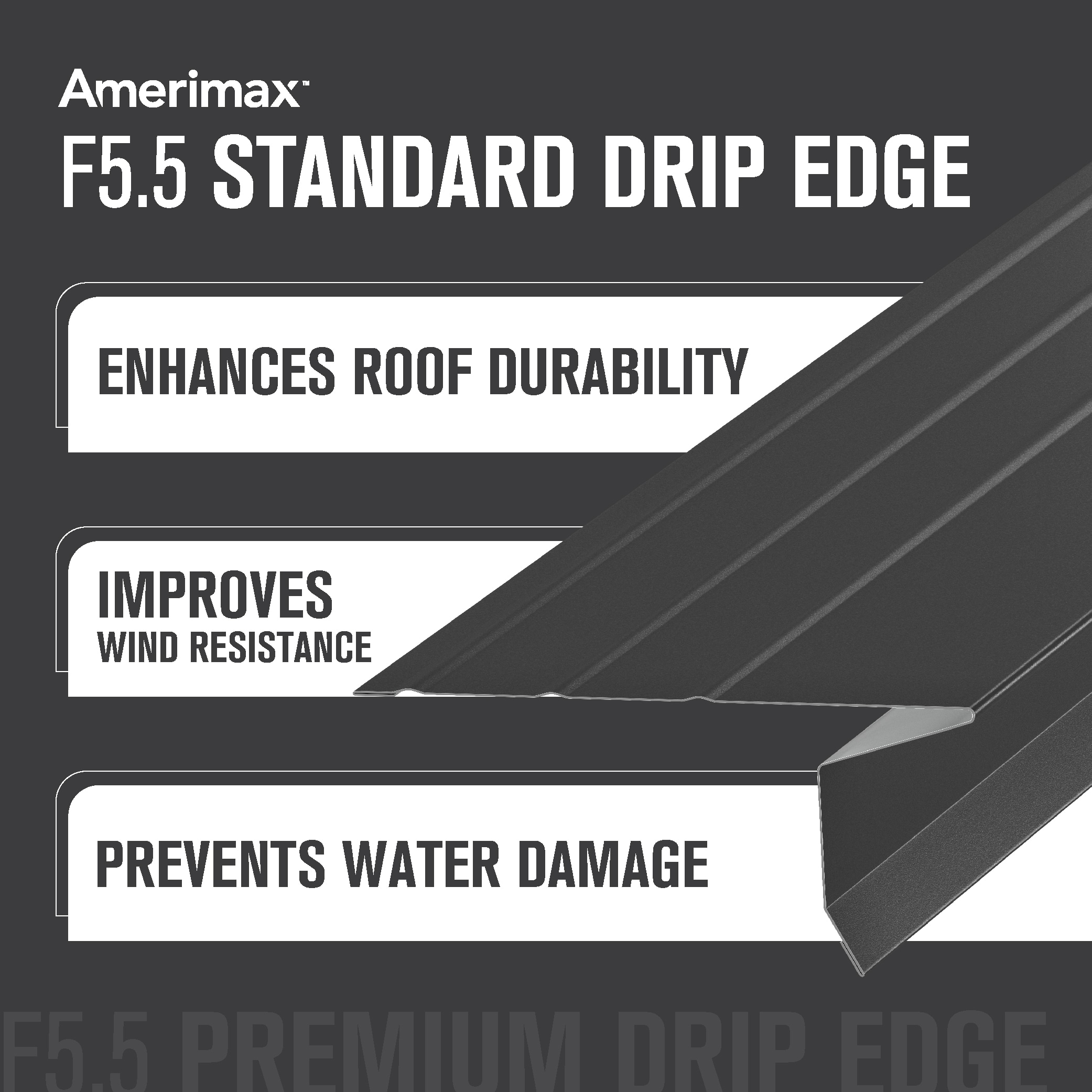 Amerimax F55OBKAHP Drip-Edges - View #2